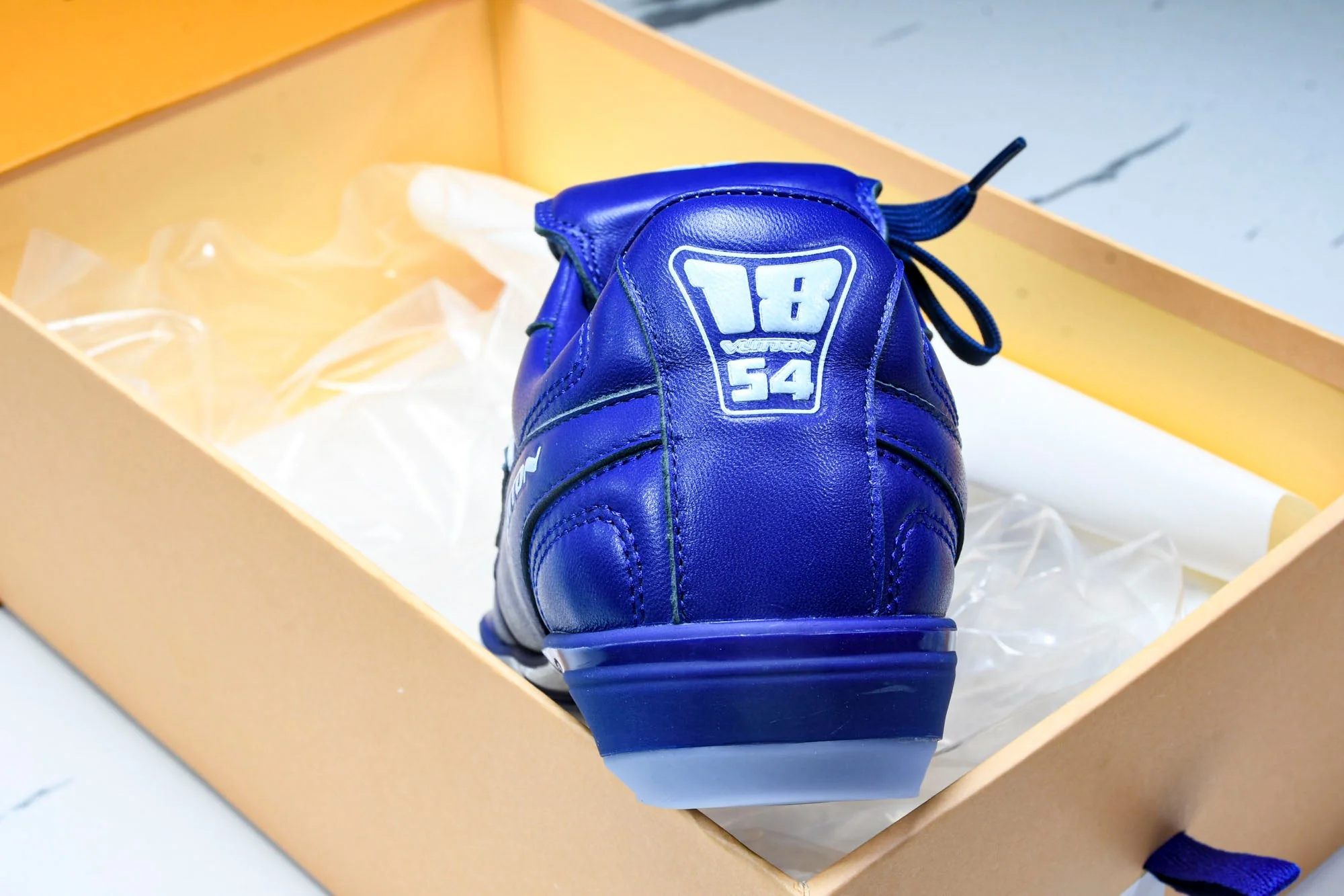 Louis Vuittоп Footprint Soccer Sneaker 'Blue'