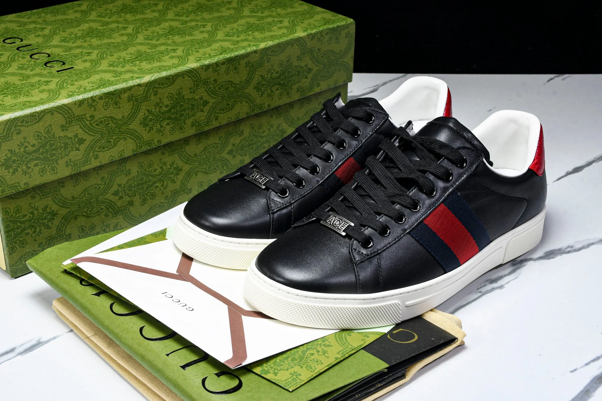 Guссi Ace Web 'Black'