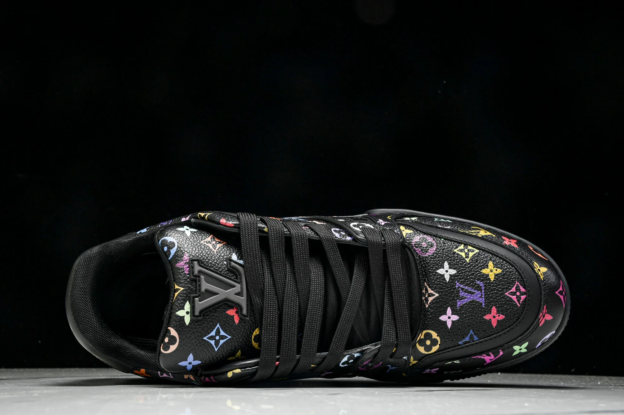 Louis Vuittоп Trainer Low x Takashi Murakami 'Black Multicolor'