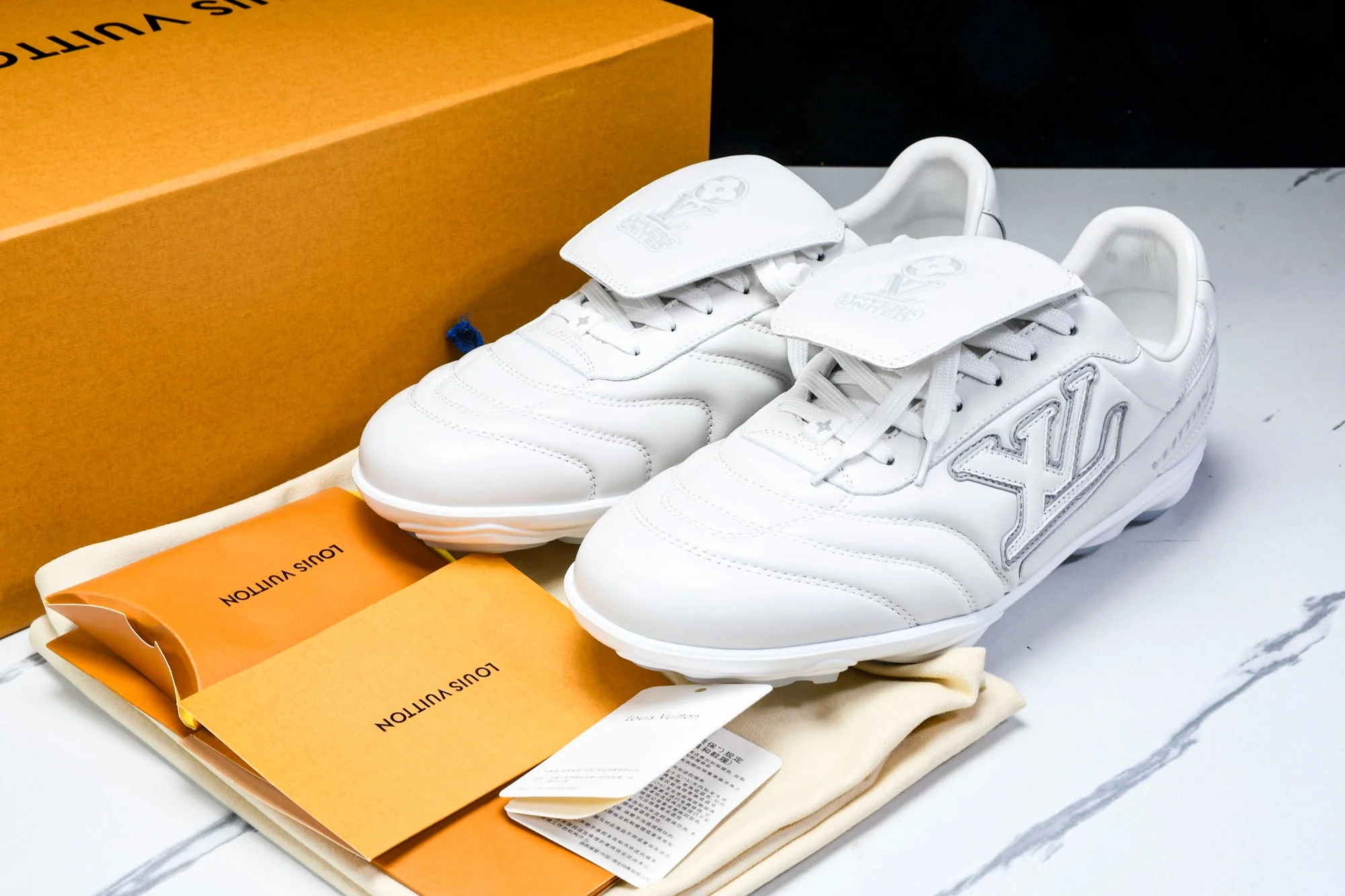 Louis Vuittоп Footprint Soccer Sneaker 'White'