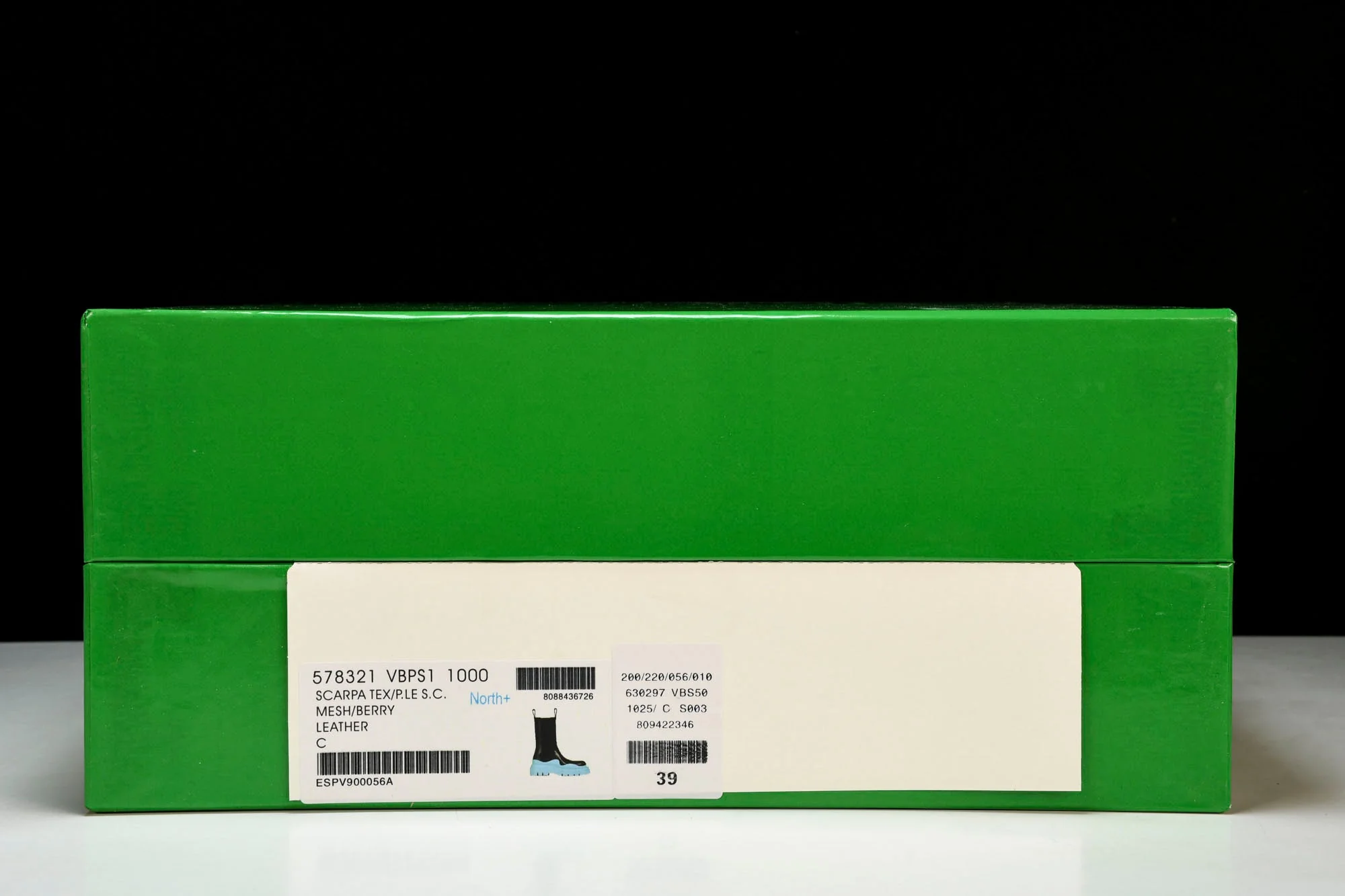 Вottega Veneta Tire Chelsea Boots 'Black Teal Blue'