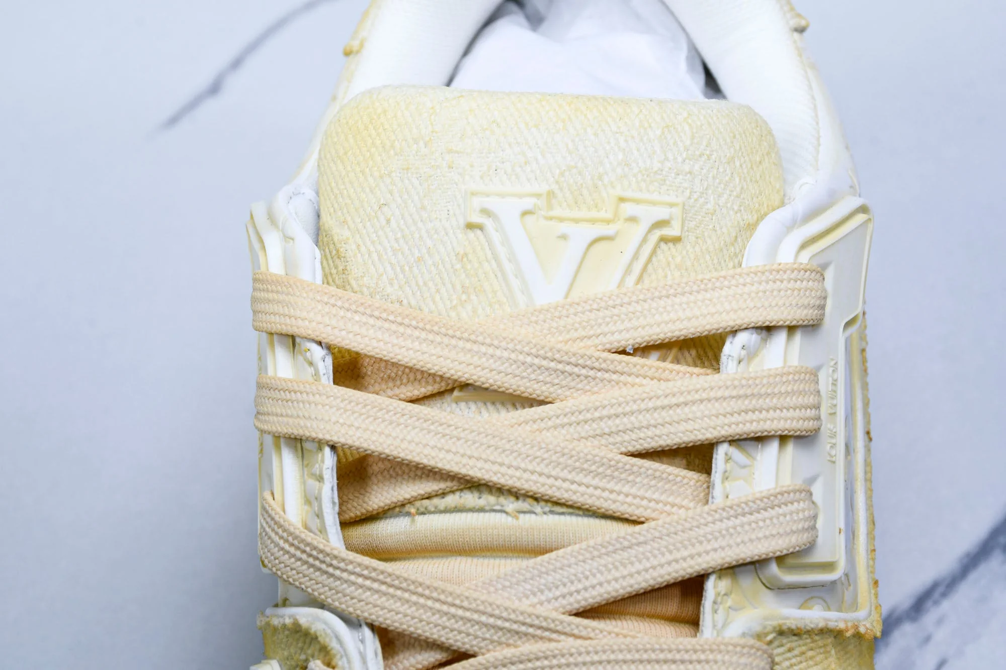 Louis Vuittоп Trainer Low 'Yellow Distressed'