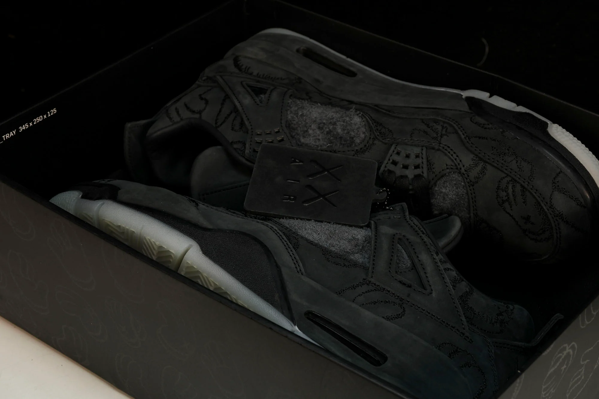 KAWS x AJ4 Retro 'Black'