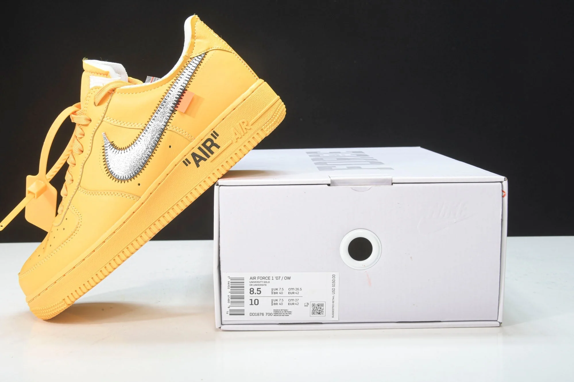 Off-White AF1 'University Gold'