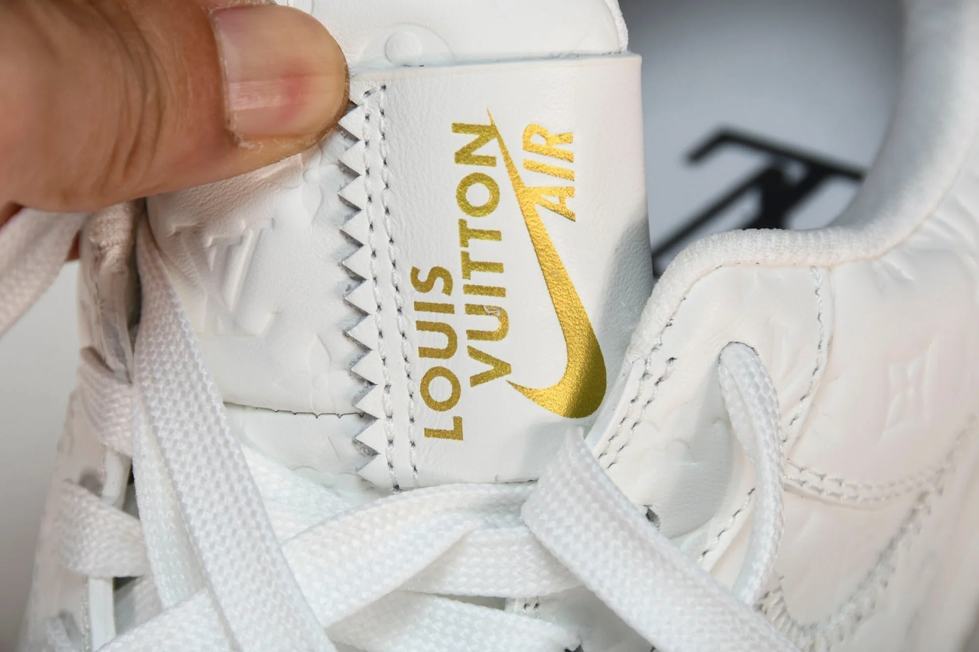 Louis Vuittоп x AF1 by Virgil Abloh 'Triple White'