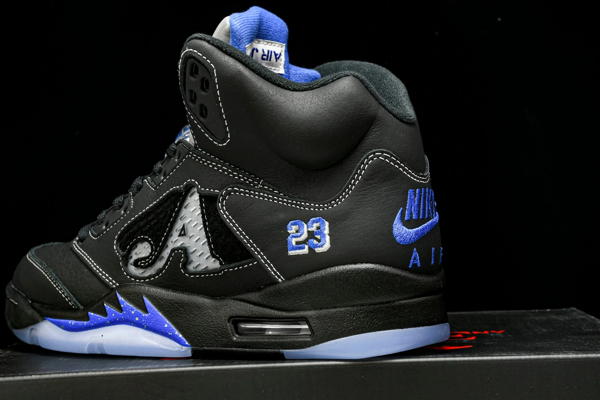AJ5 Retro x Awake NY 'Black Racer Blue'