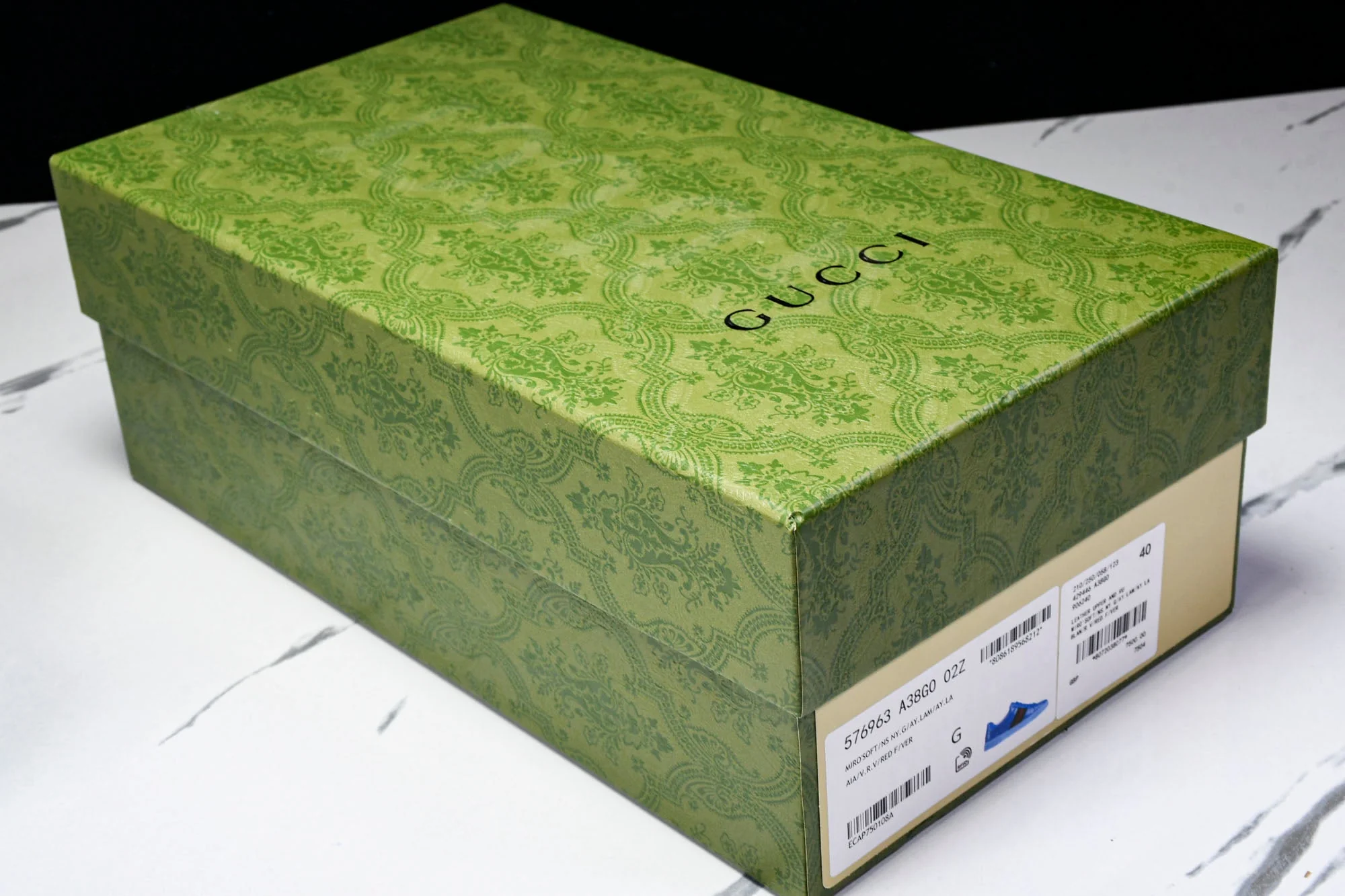 Guссi Ace Web 'Blue Monogram'