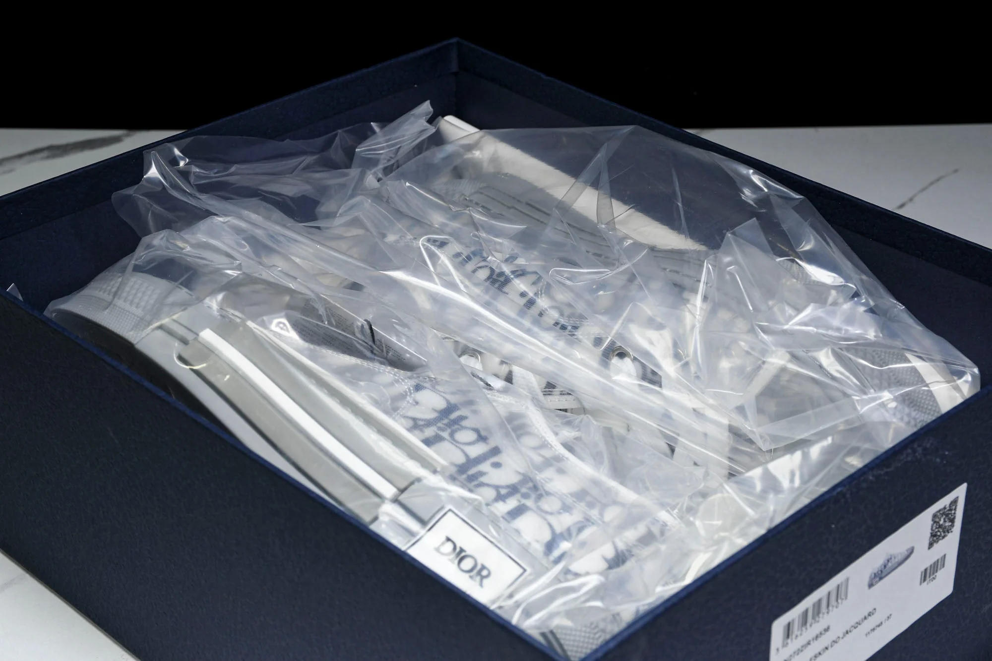 D1or B23 Low 'Oblique Grey Navy'