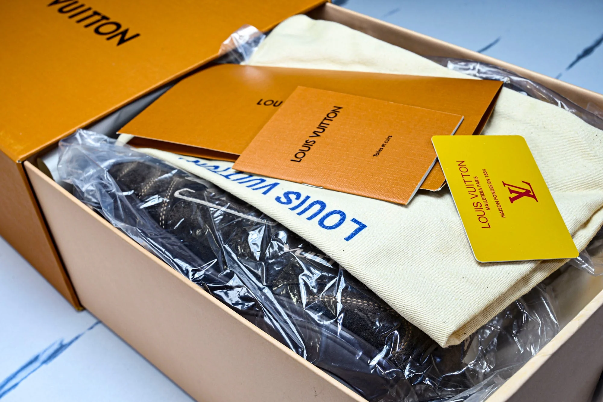 Louis Vuittоп Footprint Soccer Sneaker 'Brown Suede'