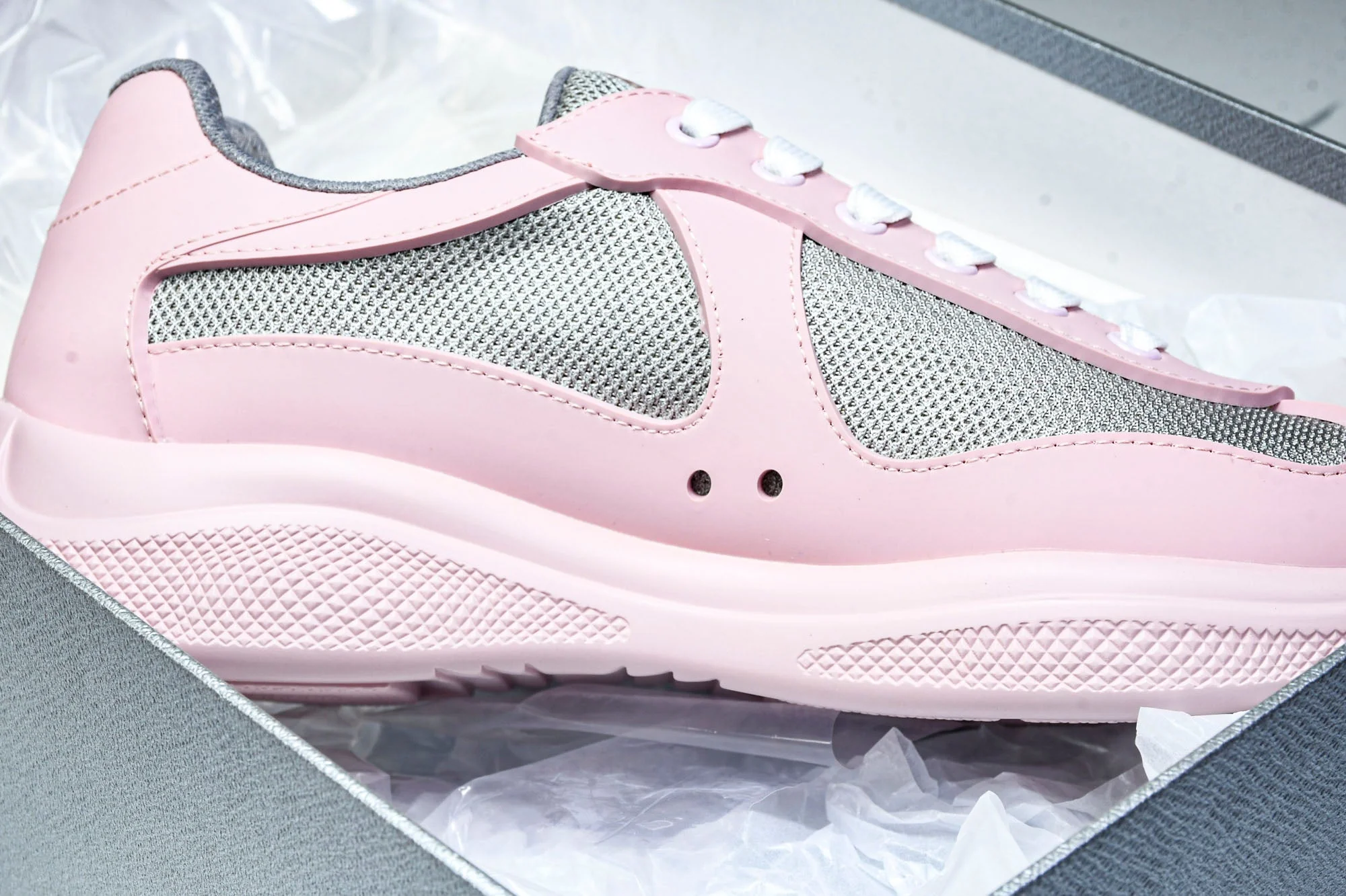 Prada America's Cup Sneaker Soft Rubber 'Pink'