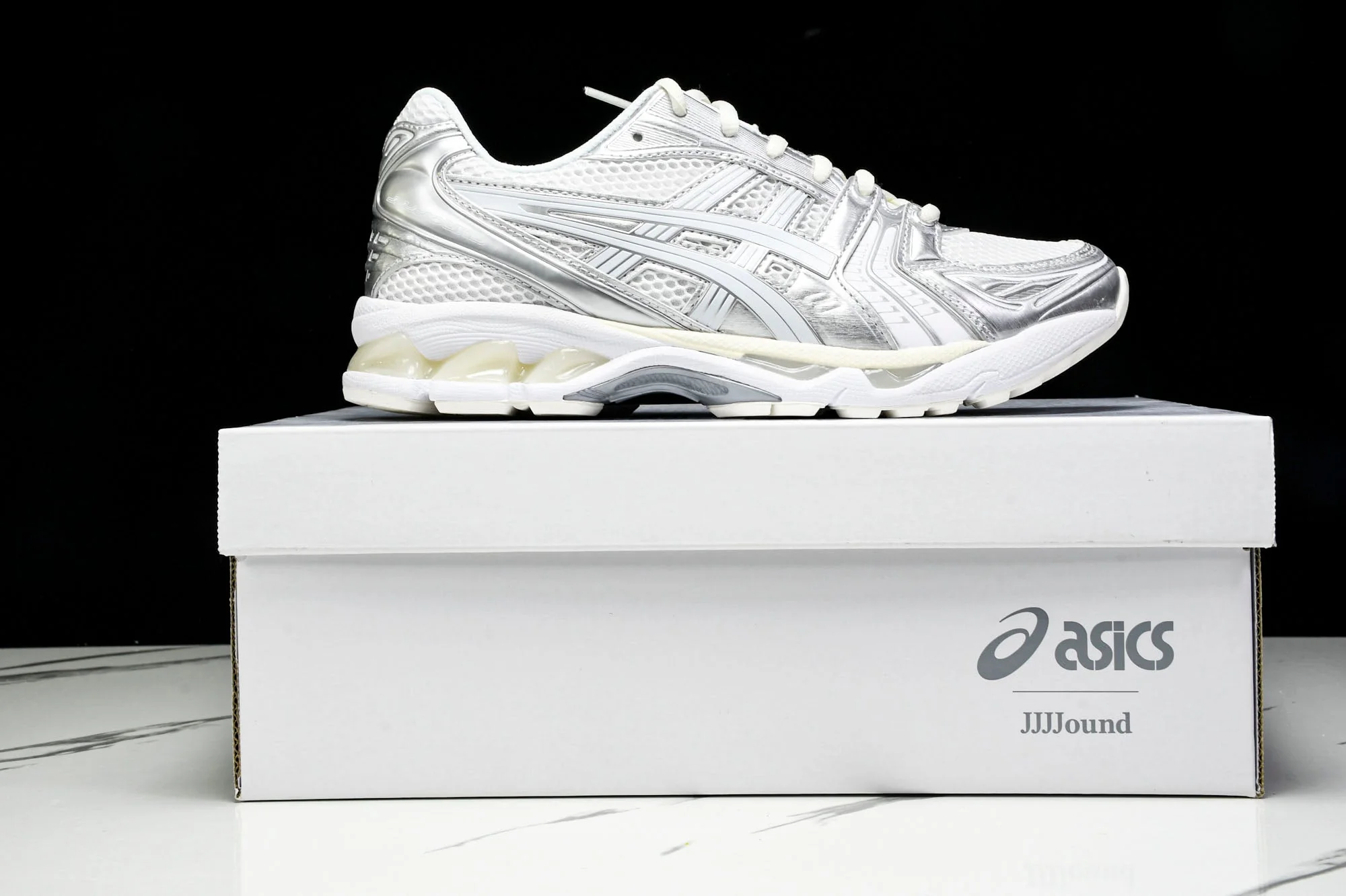 ASICS Gel-Kayano 14 x JJJJound 'Silver White'