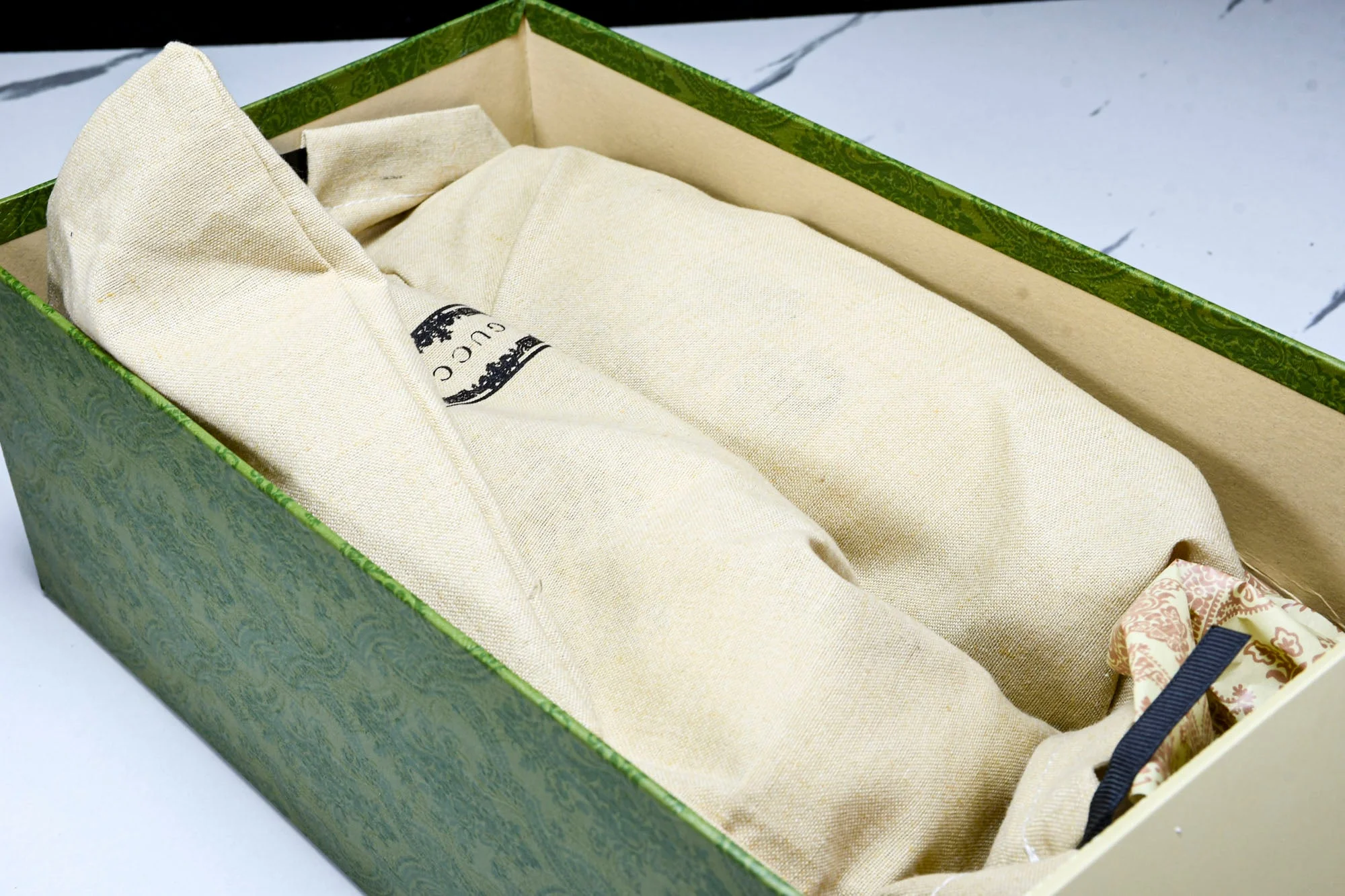 Guссi Ace Web 'Embossed White Monogram'