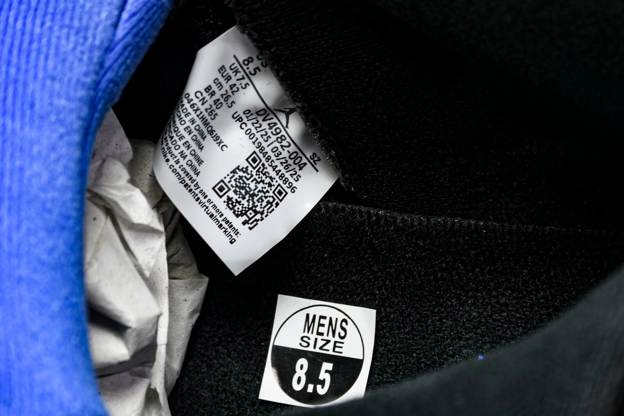 AJ5 Retro x Awake NY 'Black Racer Blue'