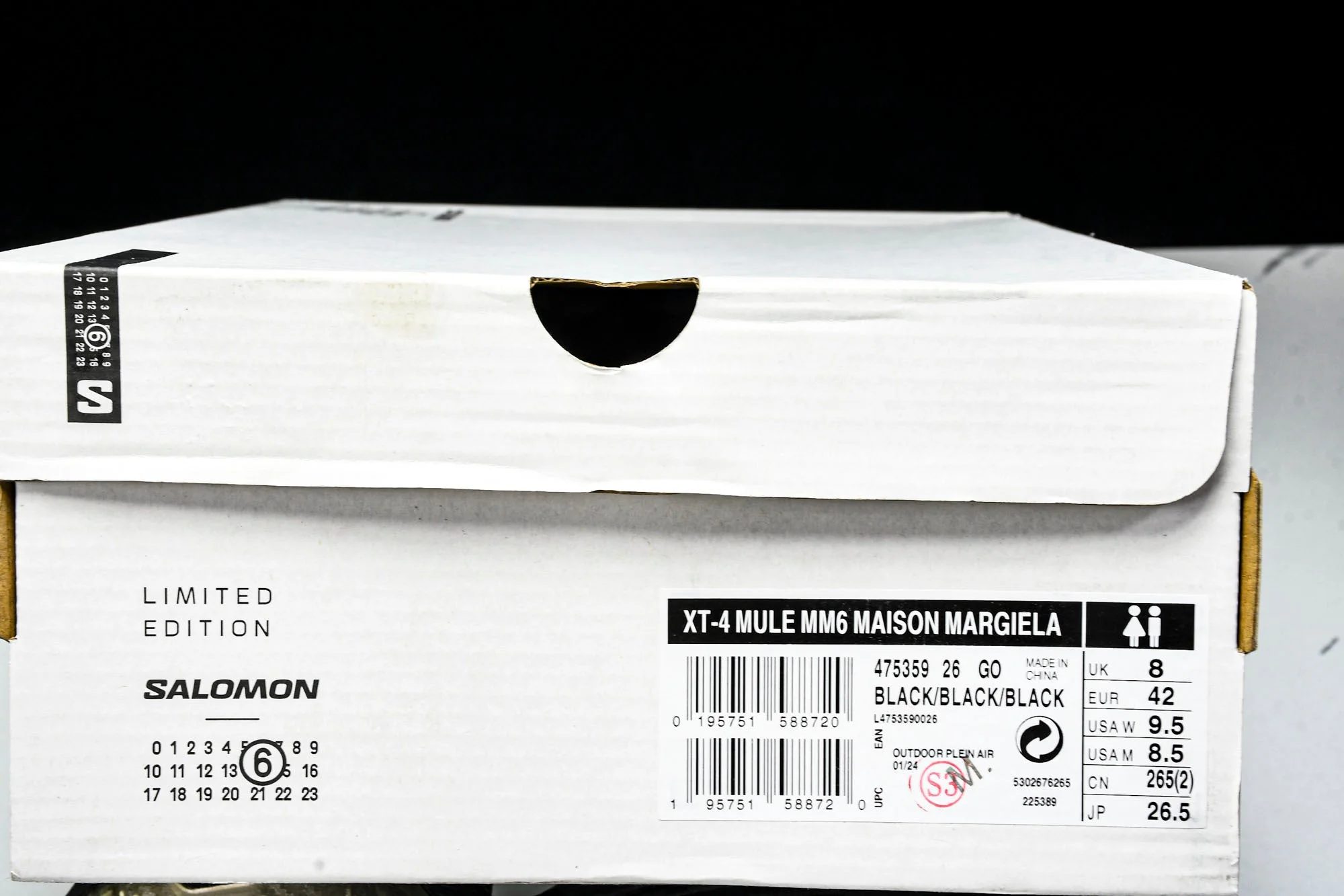 Salomon x MM6 Maison Margiela XT-4 Mule 'Black'