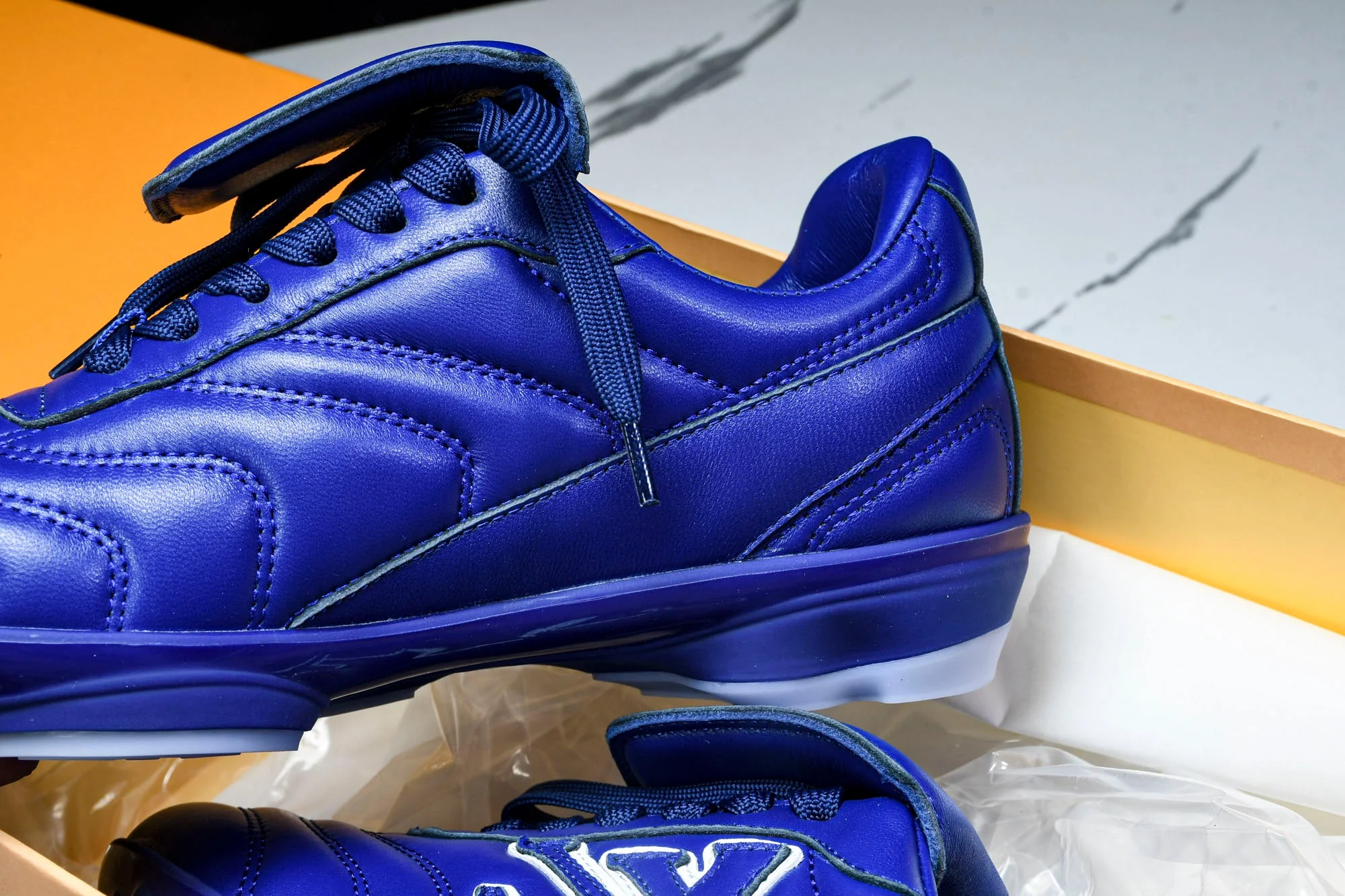 Louis Vuittоп Footprint Soccer Sneaker 'Blue'