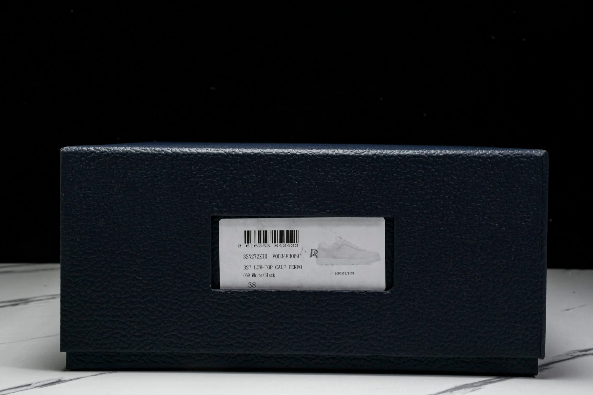 D1or B27 Low Gravity Leather 'Triple White'