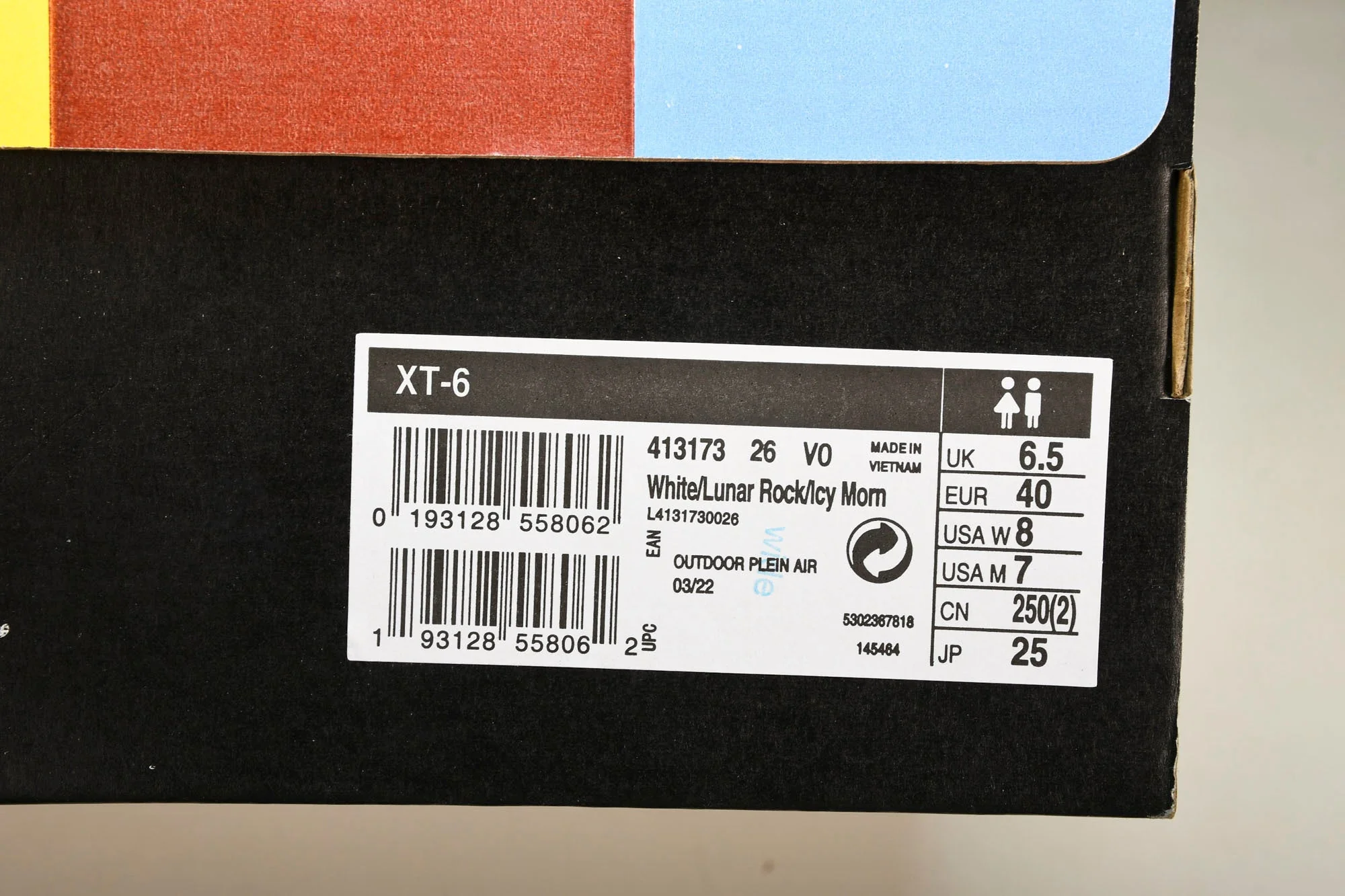 Salomon XT-6 'White Icy Morn'