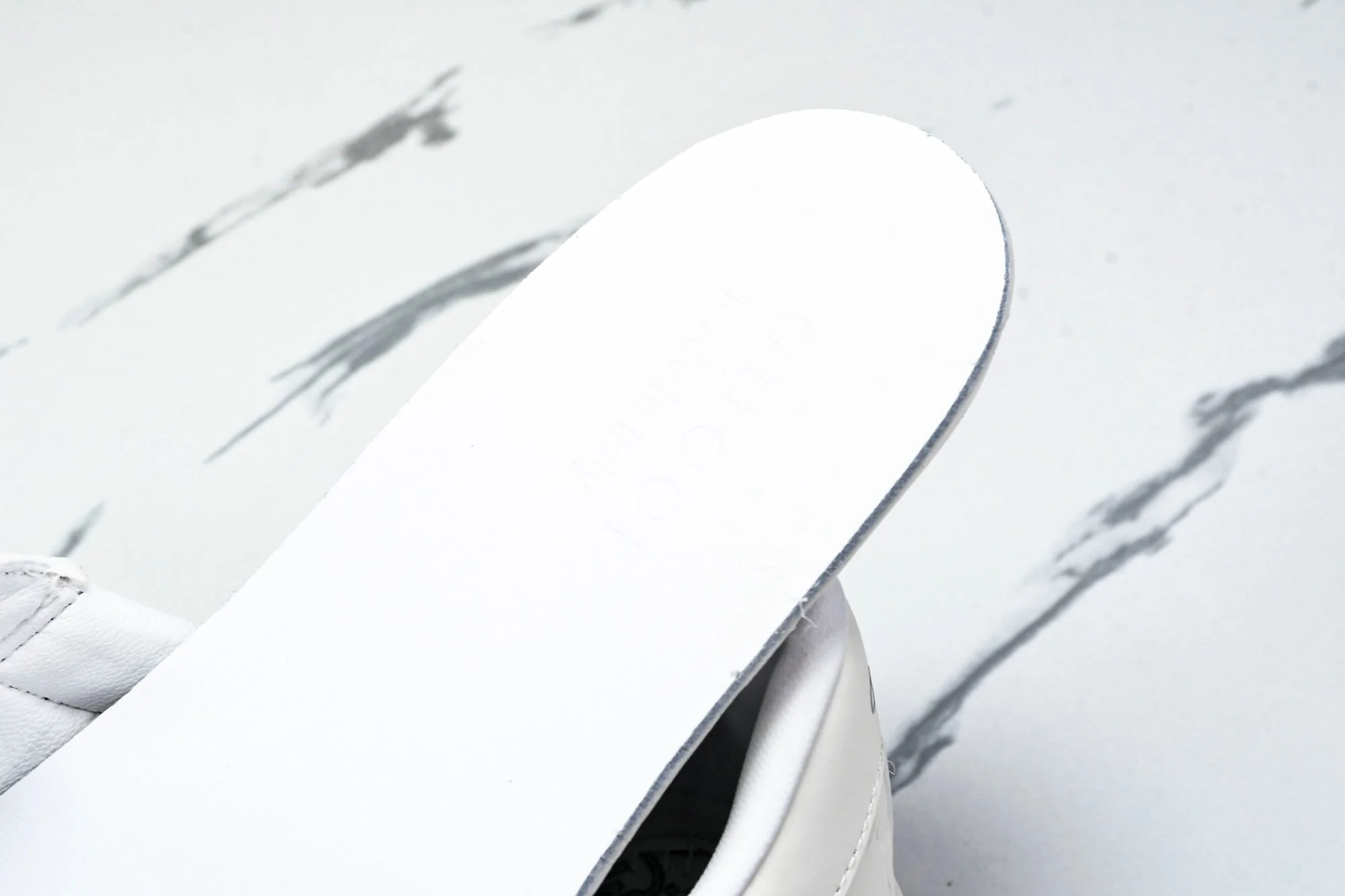 Guссi Ace Web 'Embossed White Monogram'