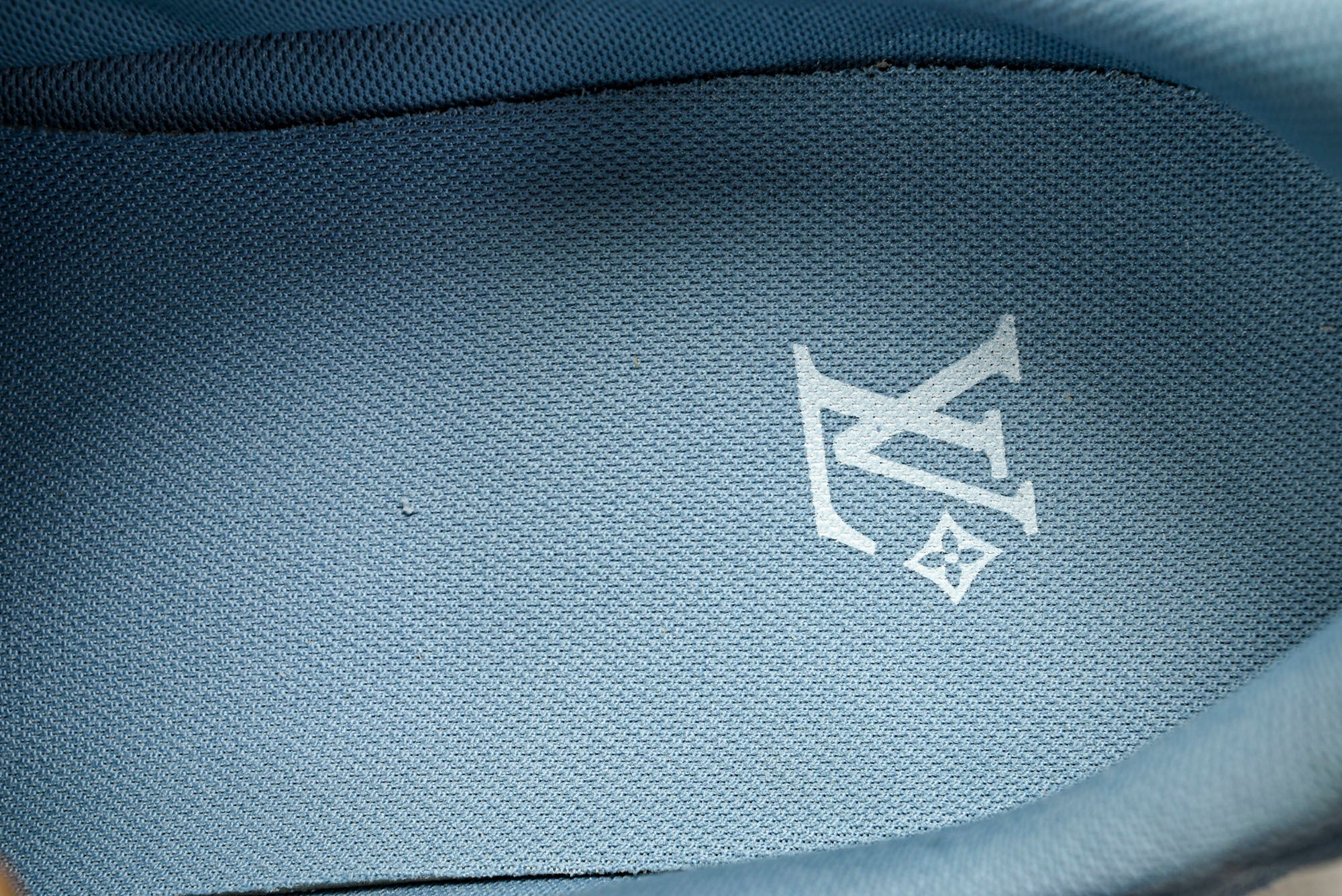 Louis Vuittоп Footprint Soccer Sneaker 'Blue Suede'