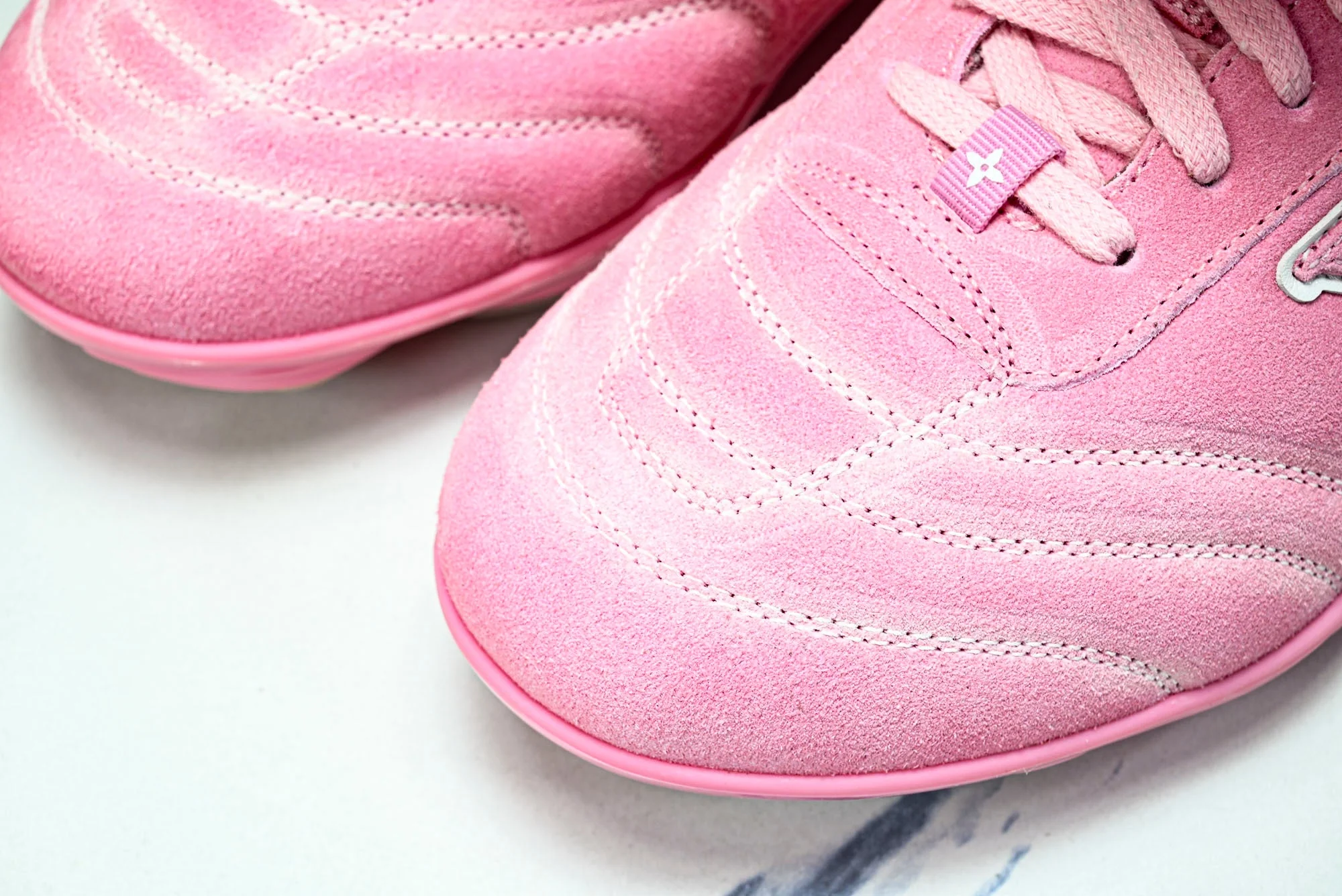 Louis Vuittоп Footprint Soccer Sneaker 'Pink Suede'