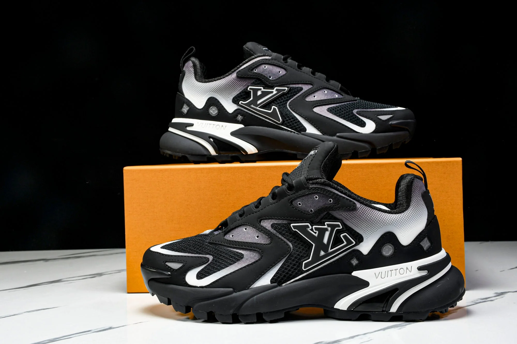 Louis Vuittоп Runner Tatic Sneaker 'Black White'