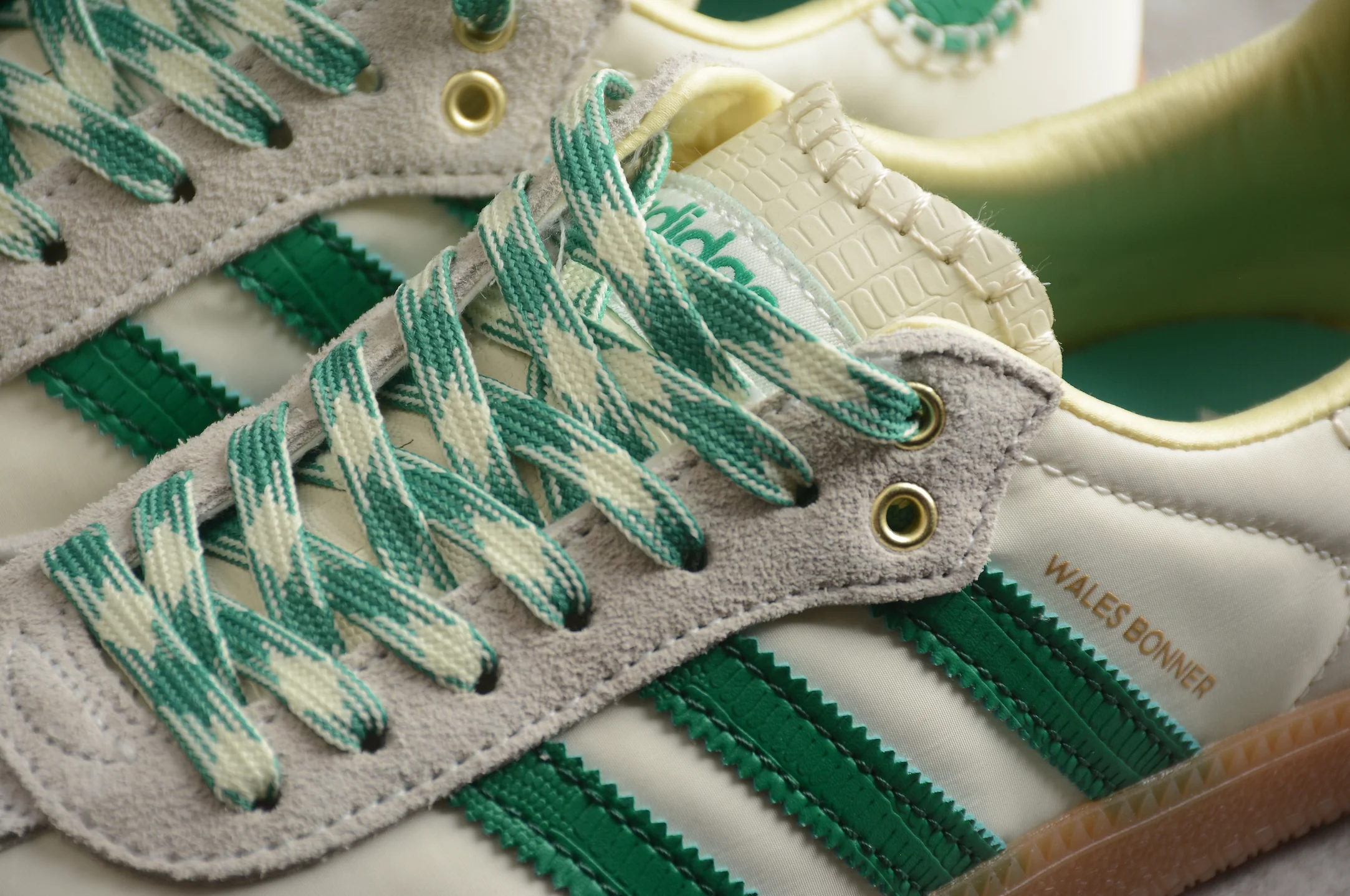 Samba x Wales Bonner Cream Green