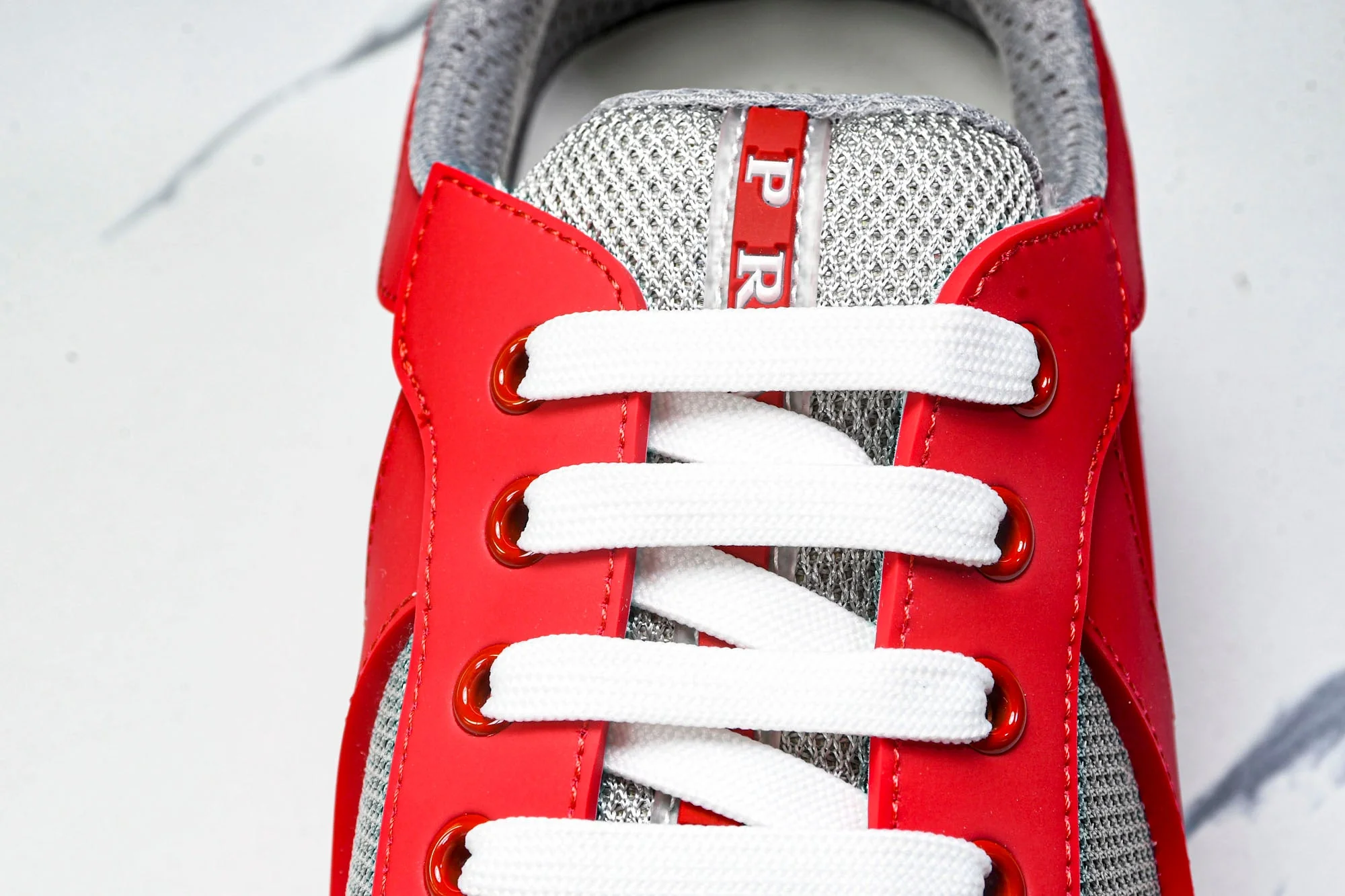Prada America's Cup Sneaker Soft Rubber 'Red'