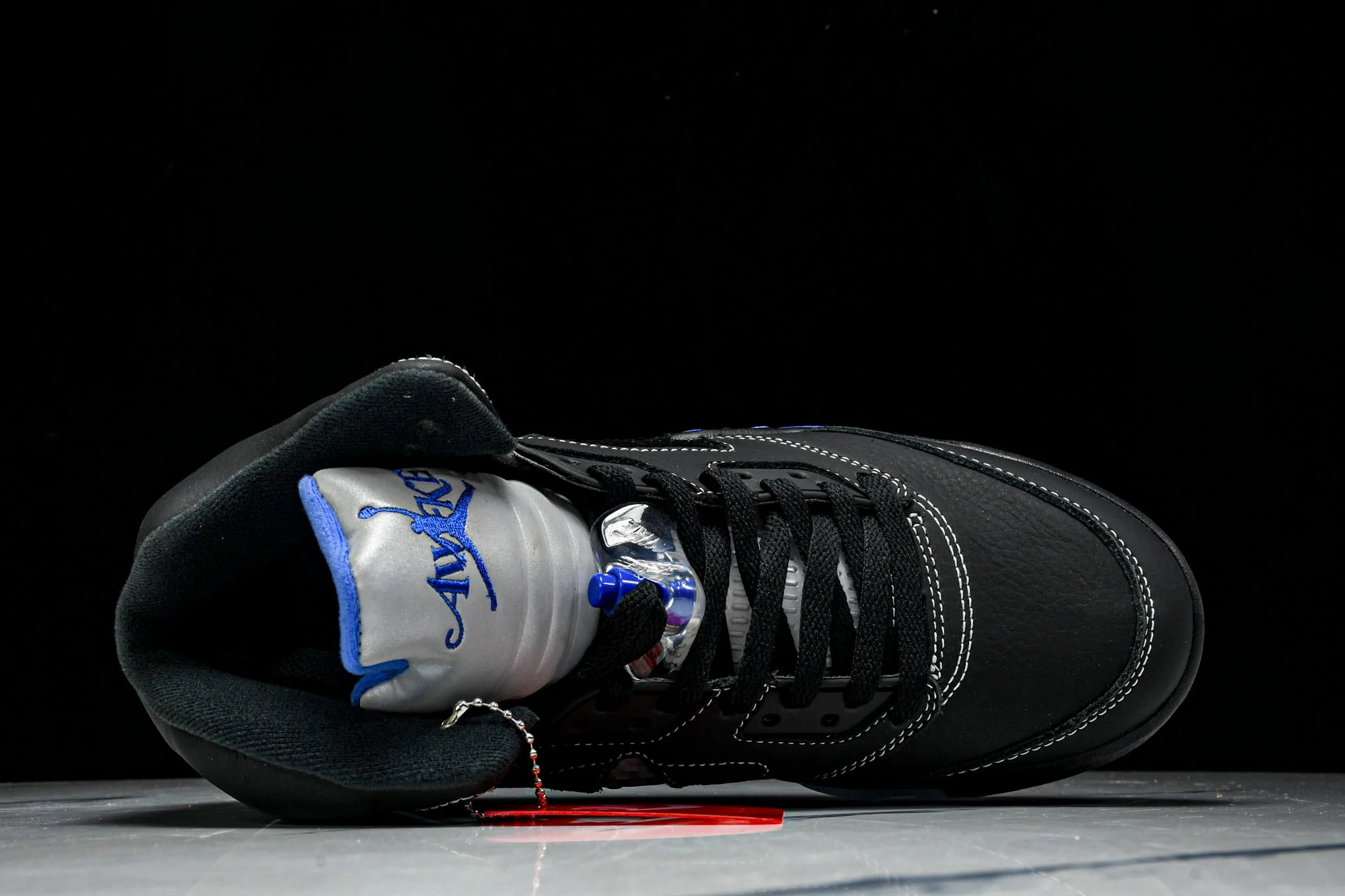 AJ5 Retro x Awake NY 'Black Racer Blue'