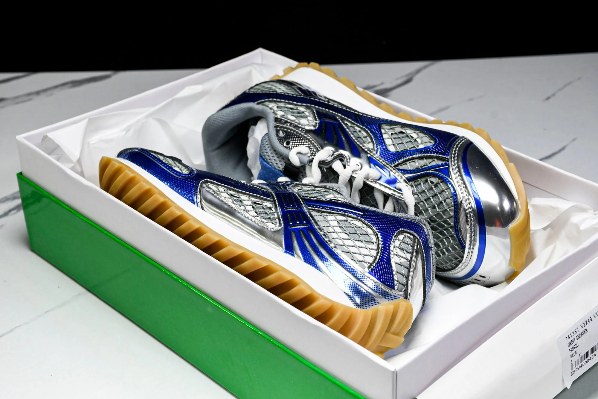 Вottega Veneta Orbit Sneaker 'White Blue'