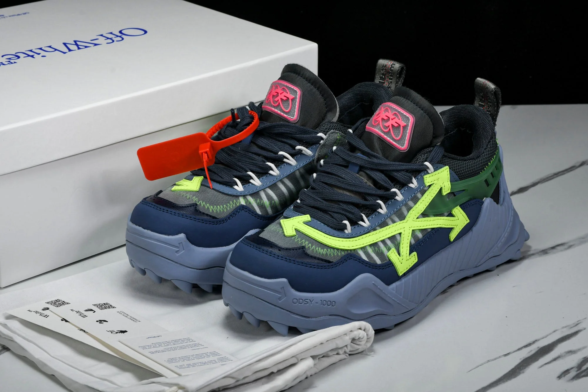 Off-White ODSY-1000 'Blue Yellow Green'