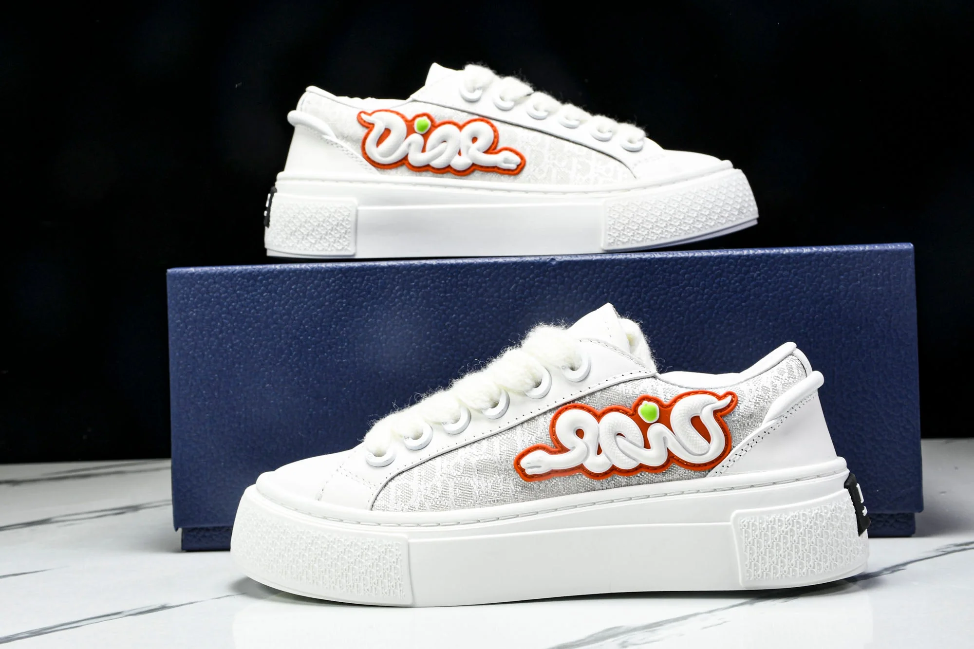 D1or x KAWS B33 Spin Sneaker 'White'