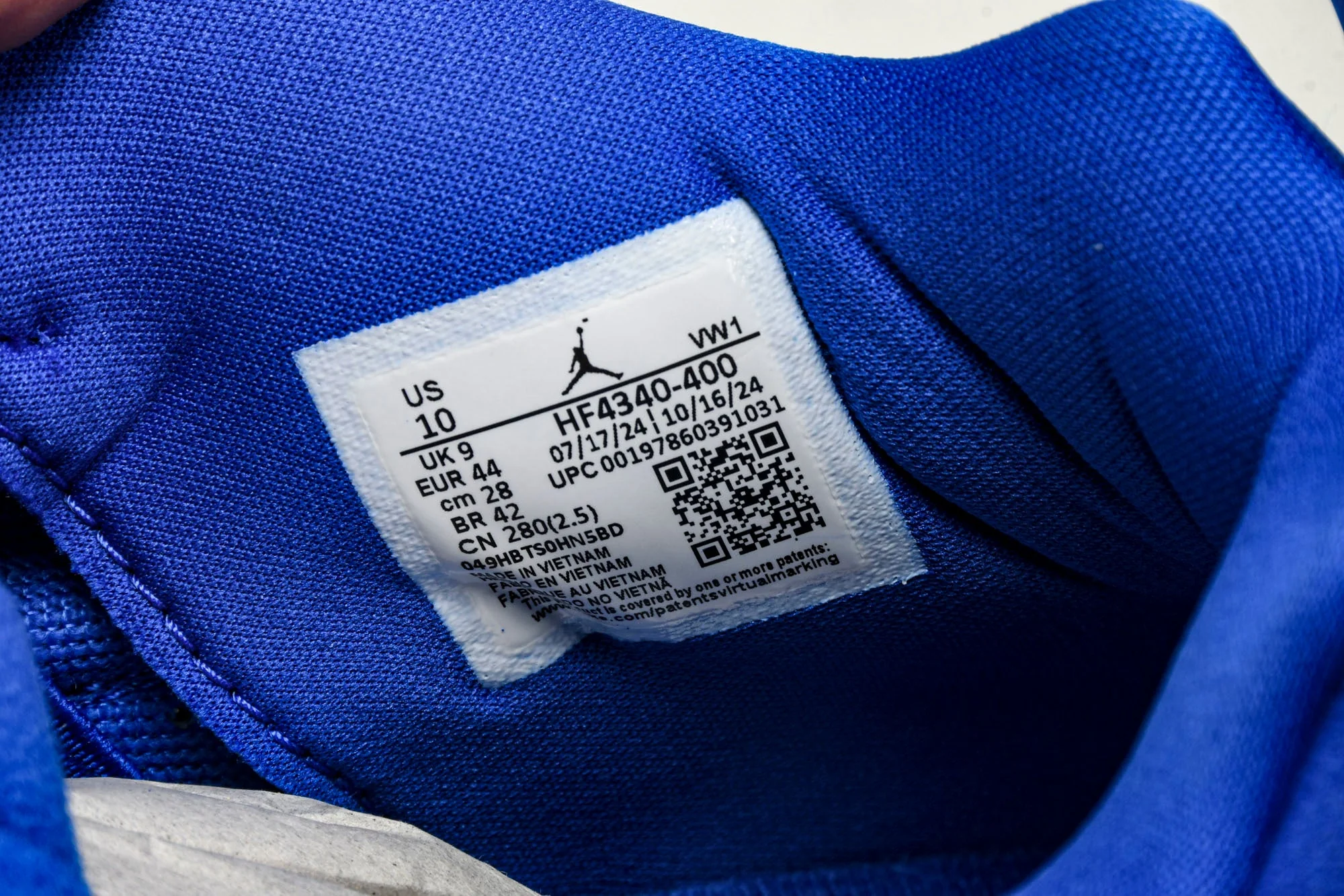Nigel Sylvester x AJ4 Retro OG Brick by Brick 'Blue' (Unreleased)