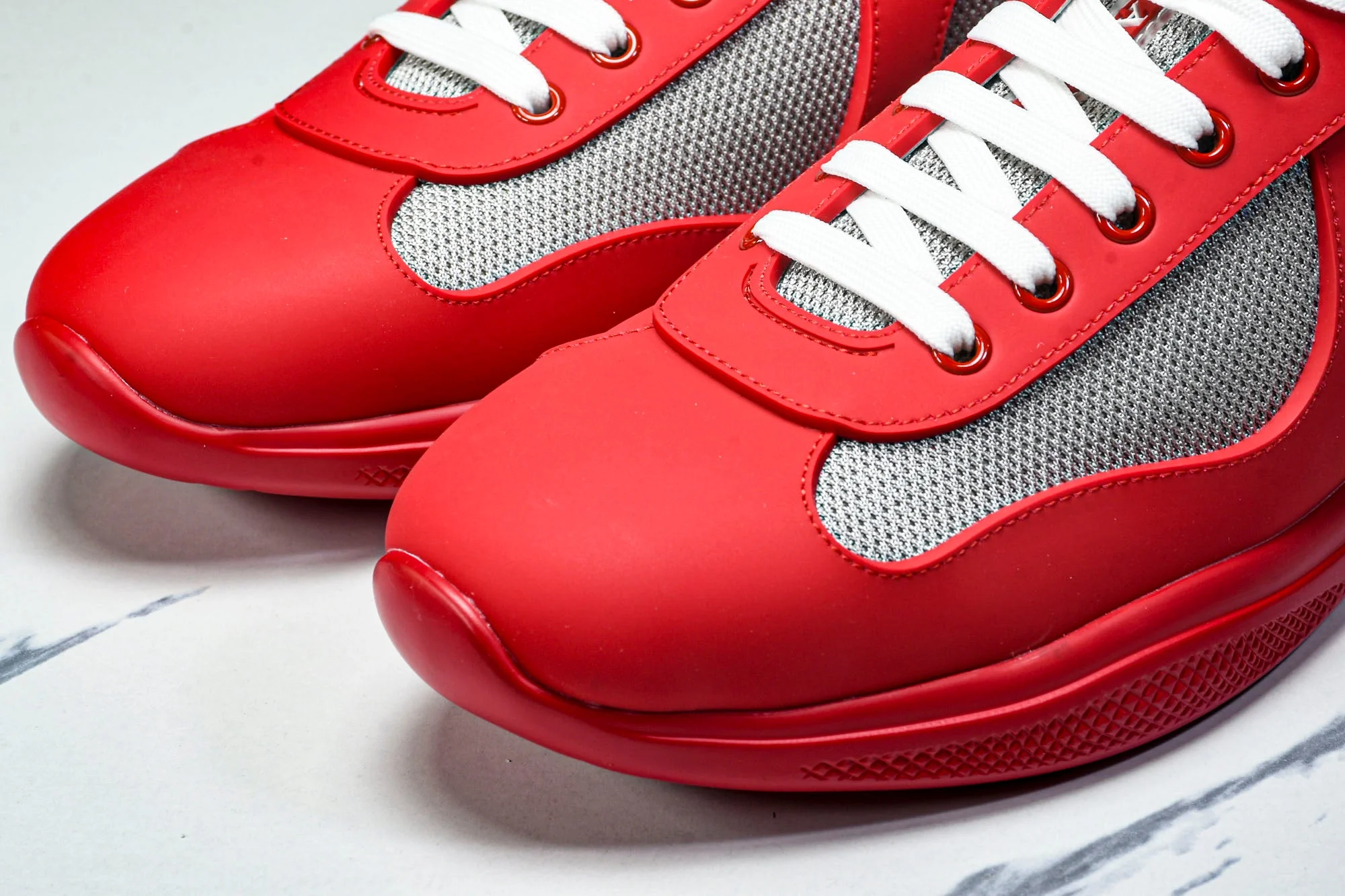 Prada America's Cup Sneaker Soft Rubber 'Red'