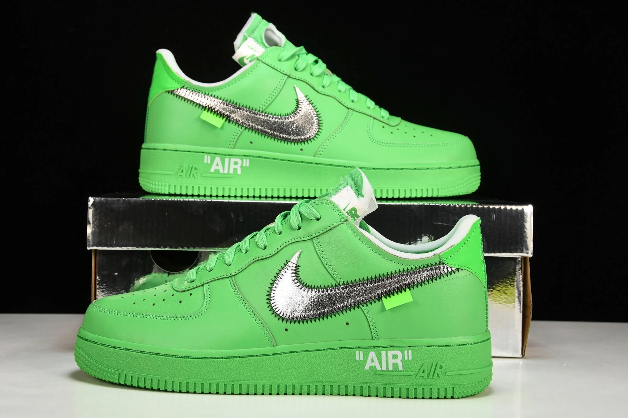 Off-White AF1 'Light Green Spark'