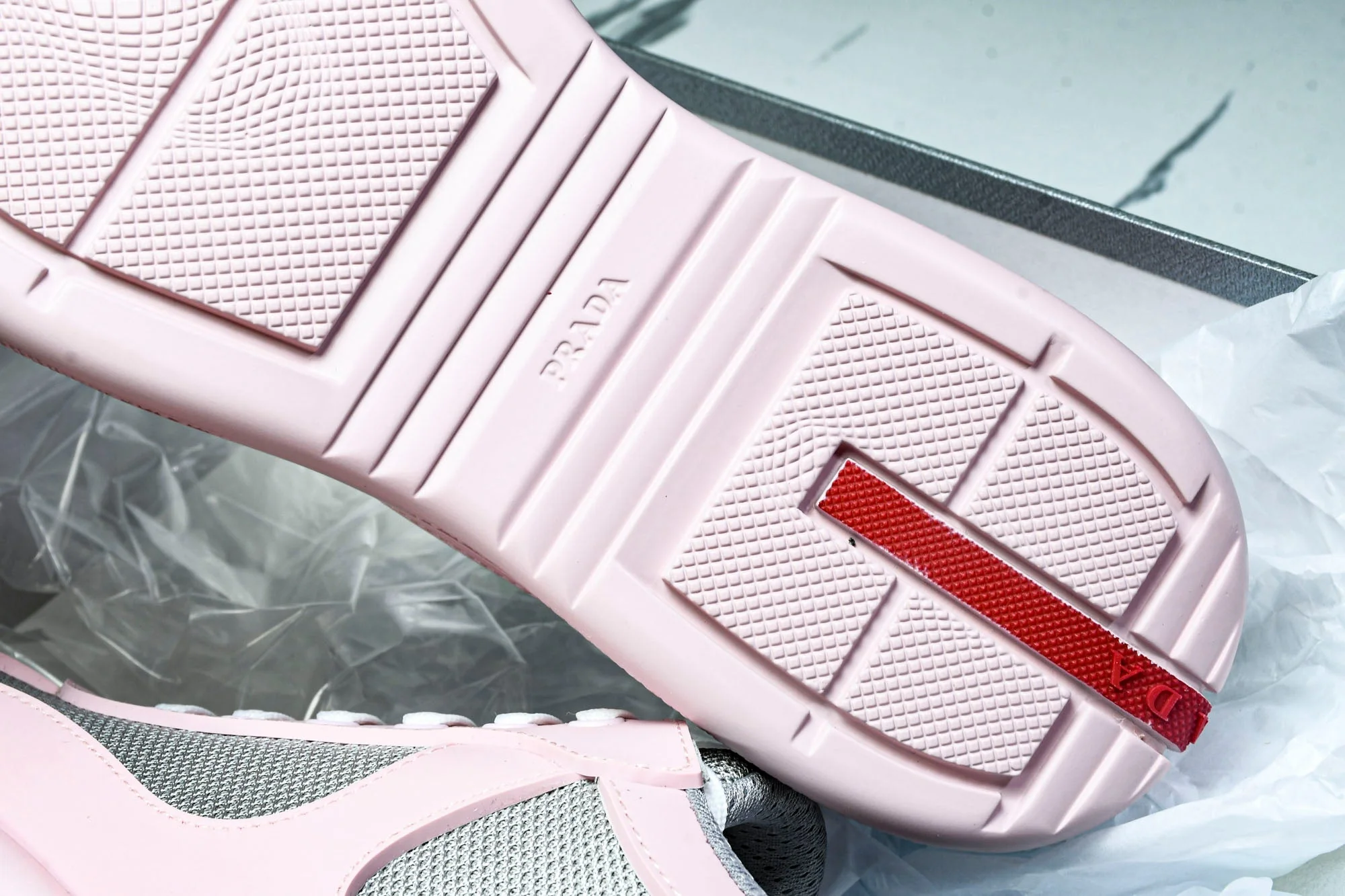 Prada America's Cup Sneaker Soft Rubber 'Pink'