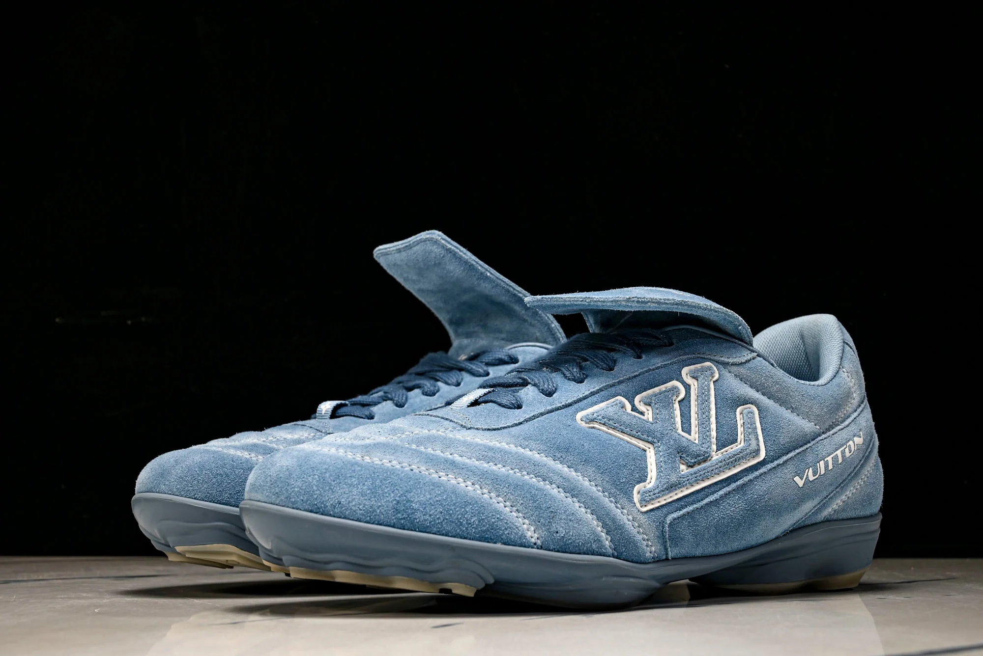Louis Vuittоп Footprint Soccer Sneaker 'Blue Suede'