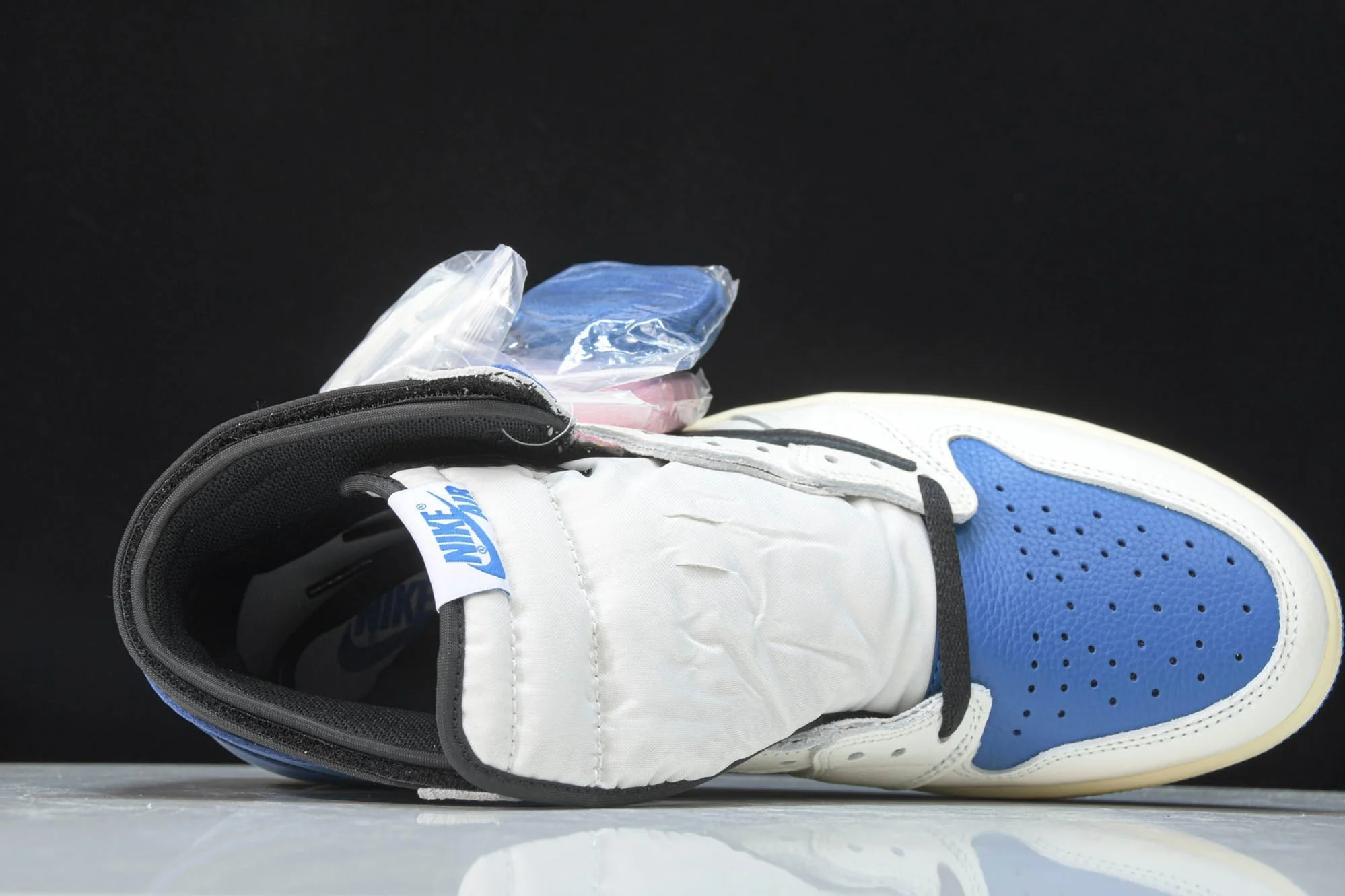 Travis Scott AJ1 Retro High x Fragment 'Military Blue'