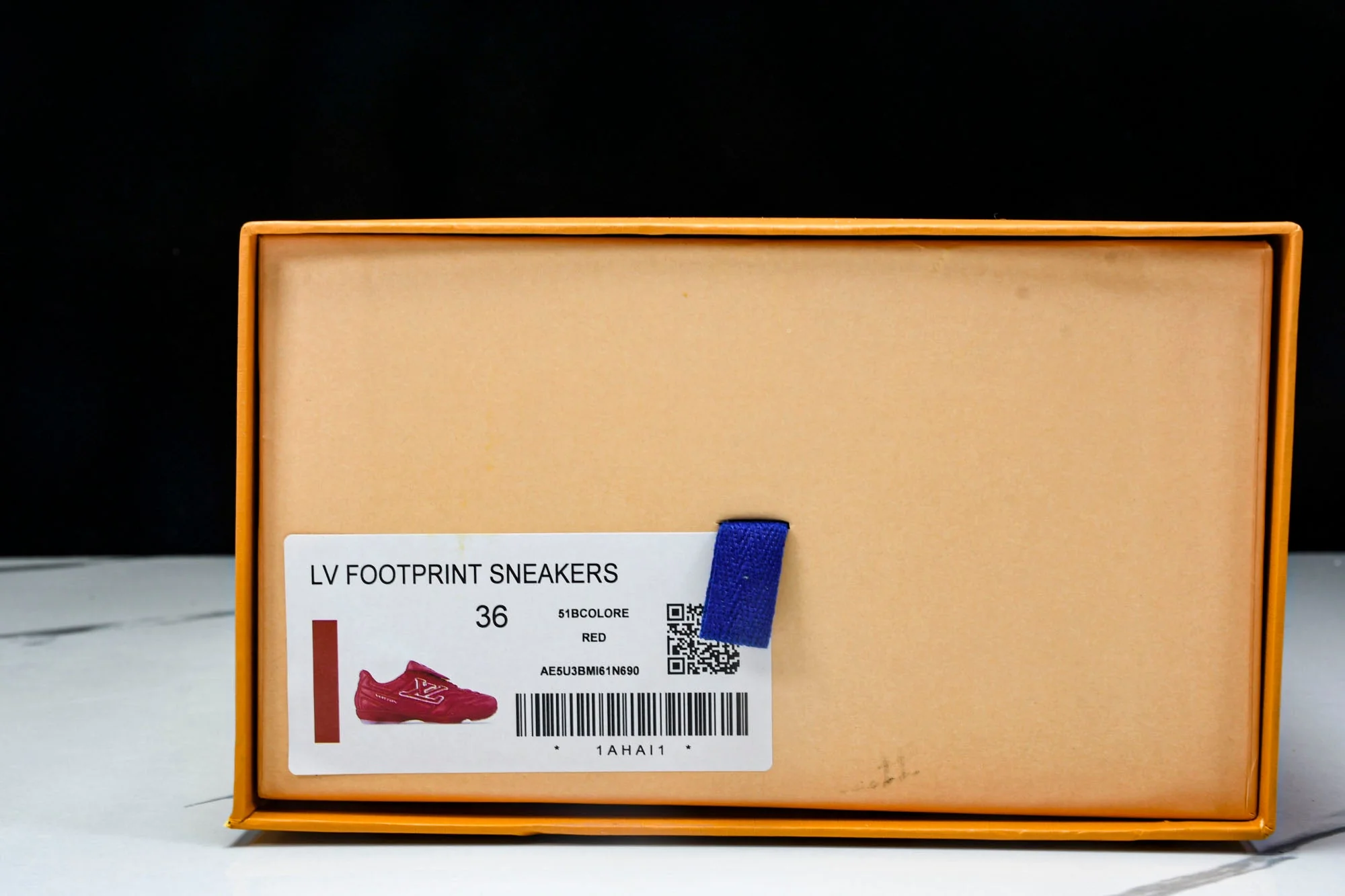 Louis Vuittоп Footprint Soccer Sneaker 'Red'