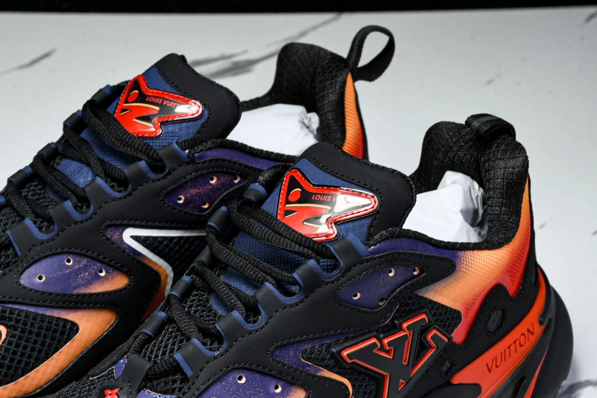 Louis Vuittоп Runner Tatic Sneaker 'Black Orange'