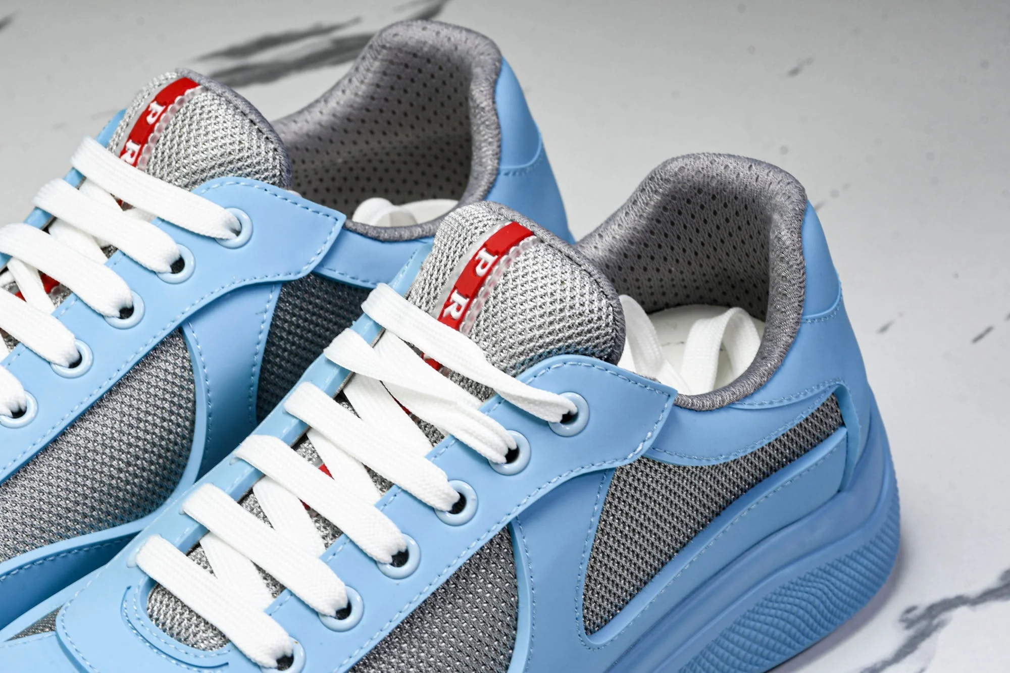 Prada America's Cup Sneaker Soft Rubber 'Light Blue'