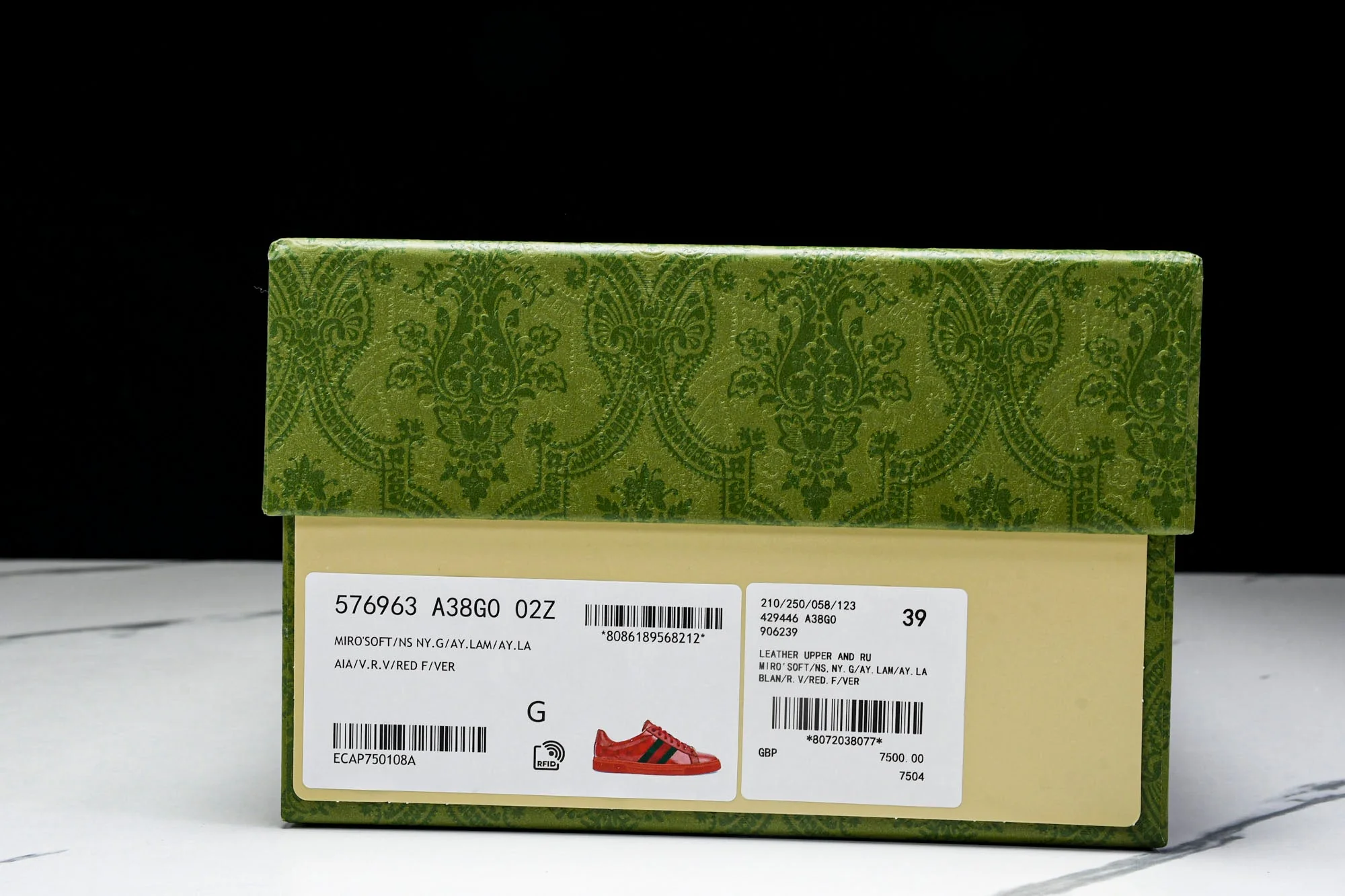 Guссi Ace Web 'Red Monogram'