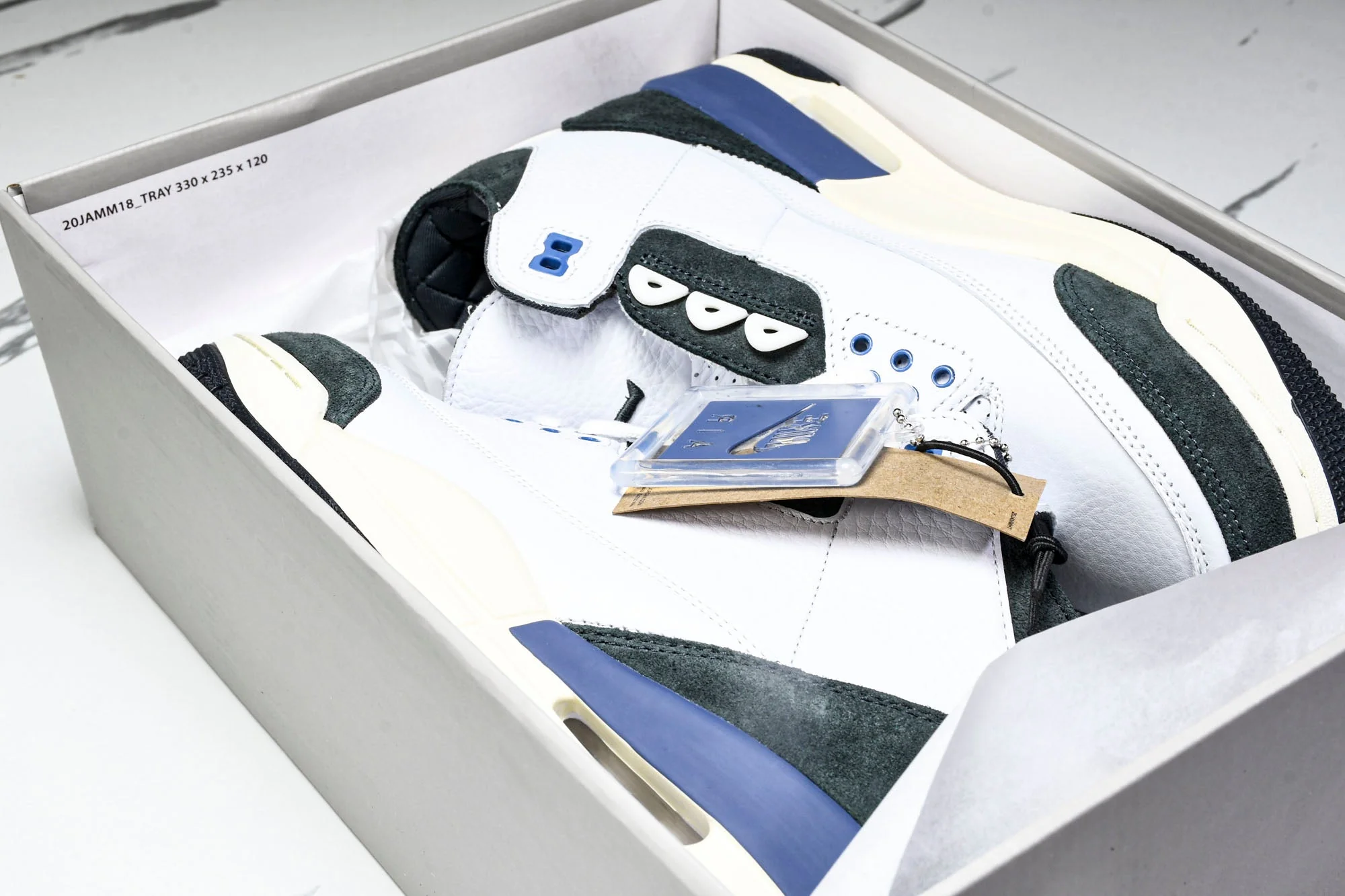 AJ3 Retro OG x A Ma Maniere 'Diffused Blue'