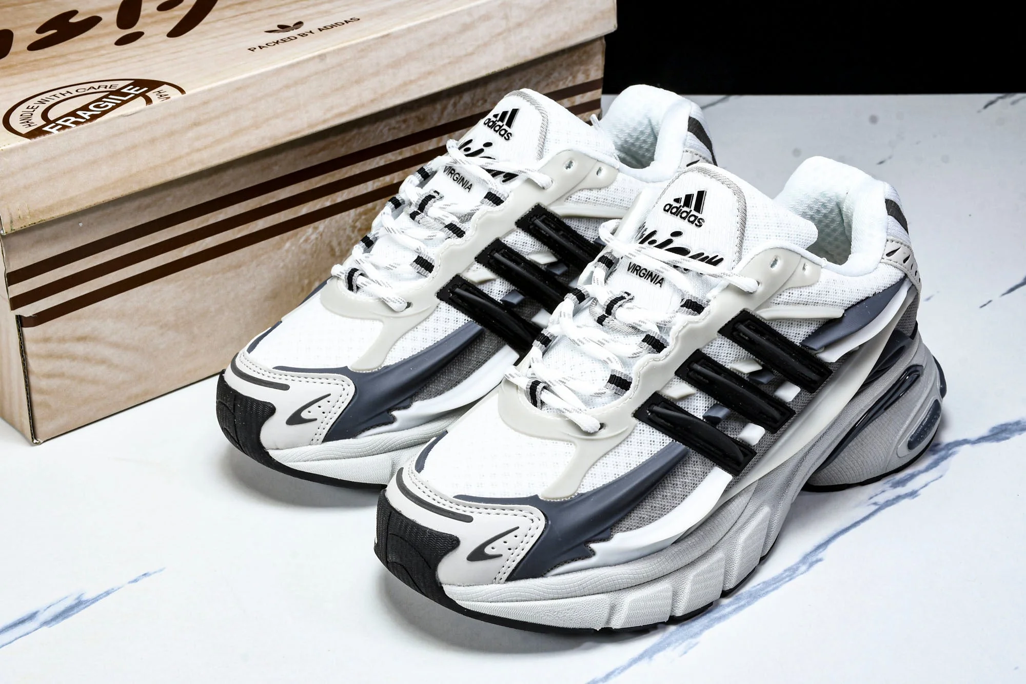 AD1STAR Jellyfish x Pharrell Williams x Virginia 'Solid Grey Black'