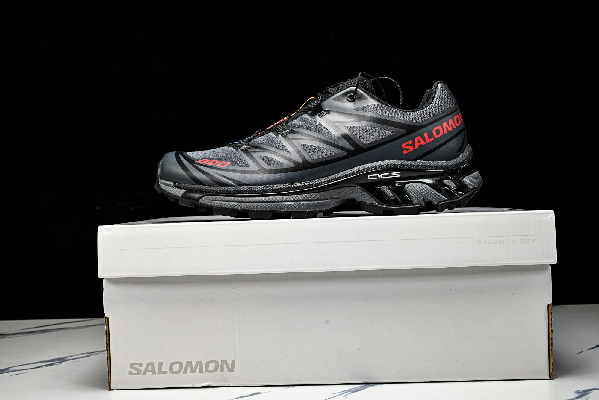 Salomon x JJJJound XT-6 'Black Fiery Red'