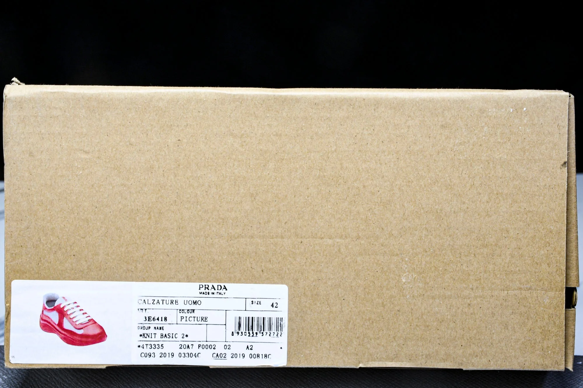 Prada America's Cup Sneaker Soft Rubber 'Red'