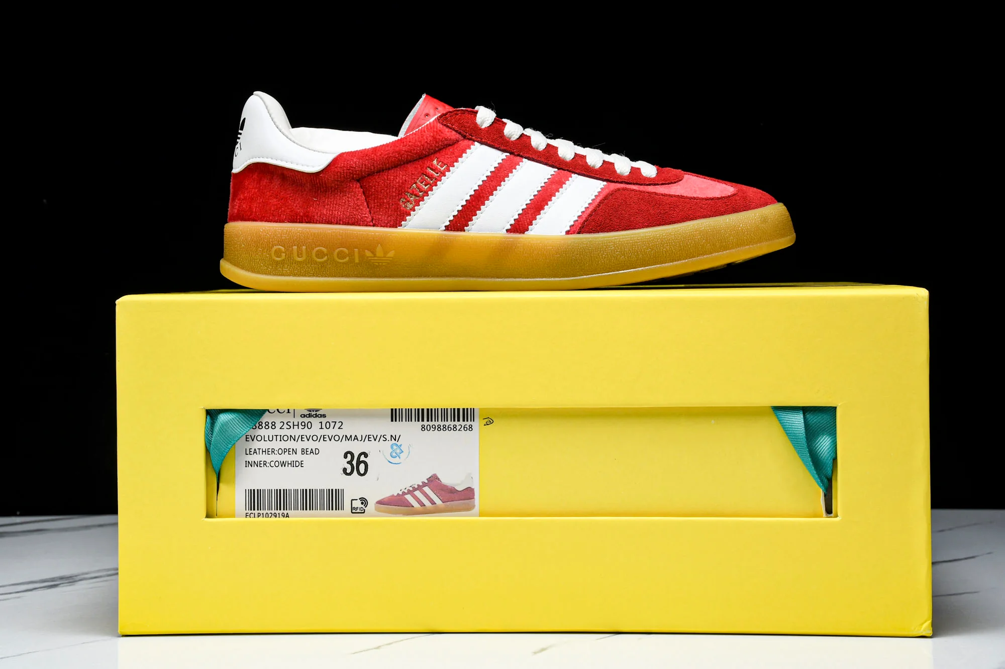 Guссi x Gazelle 'Red Velvet'