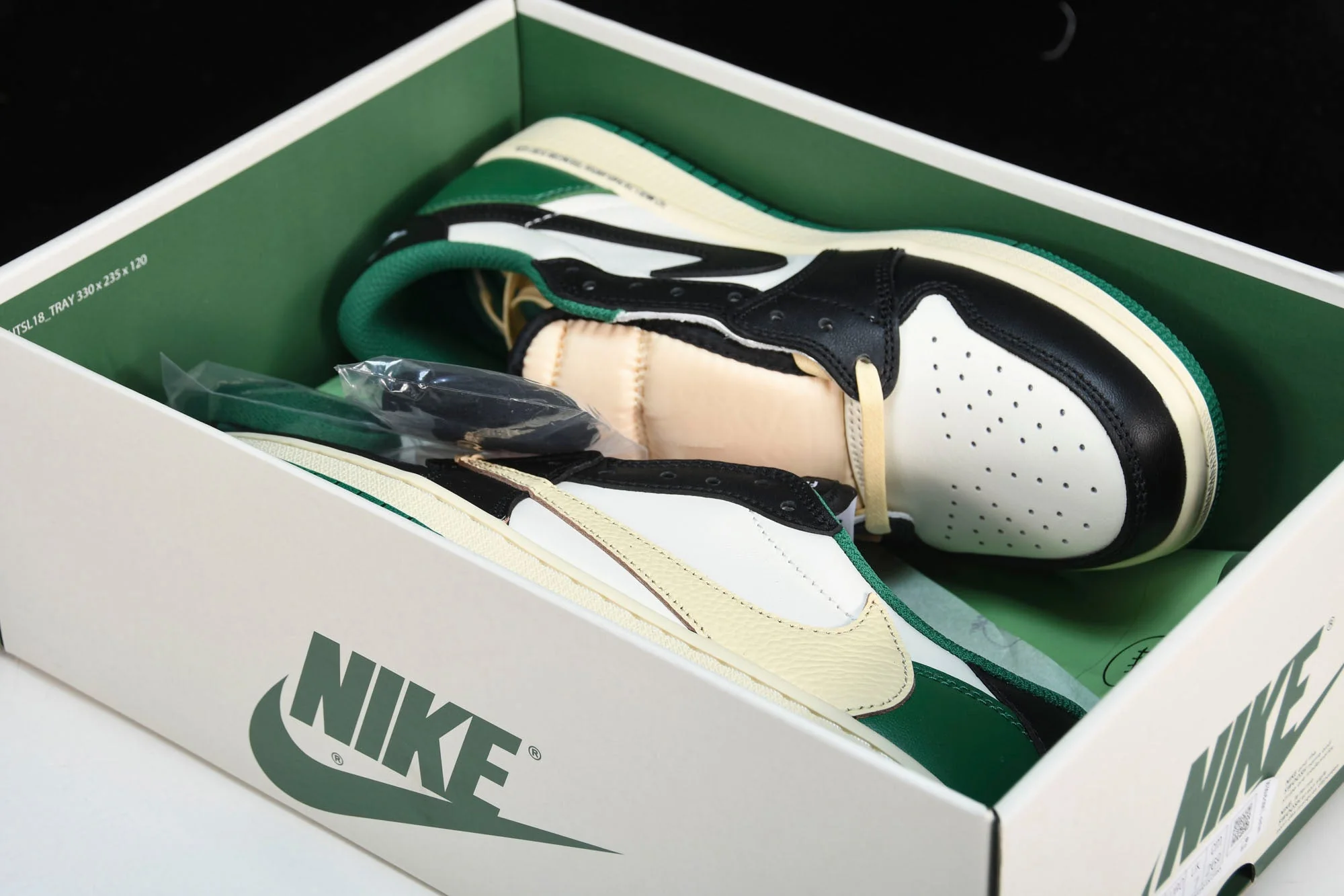 Travis Scott x AJ1 Low x Fragment Design 'Pine Green' (Unreleased)