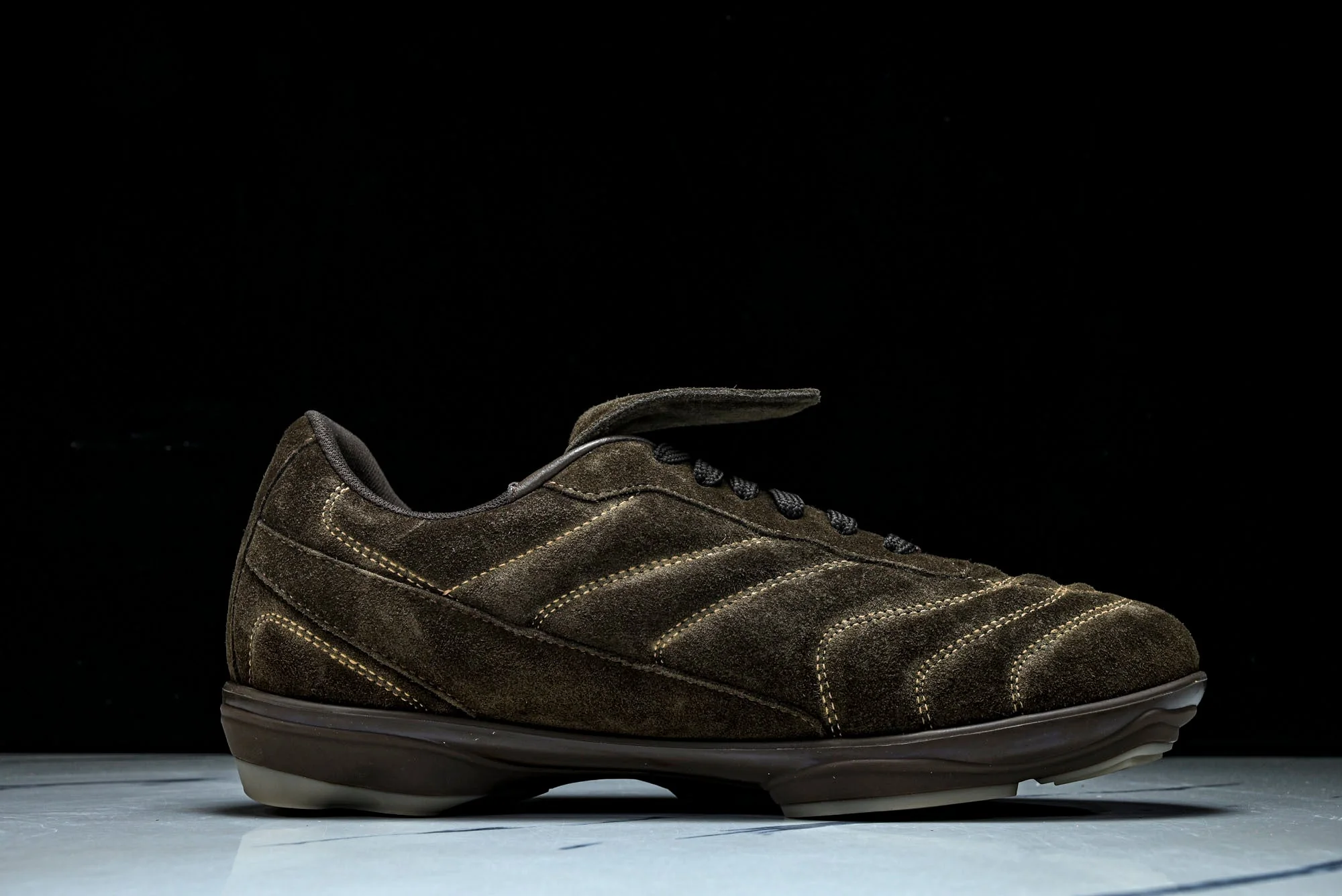 Louis Vuittоп Footprint Soccer Sneaker 'Brown Suede'