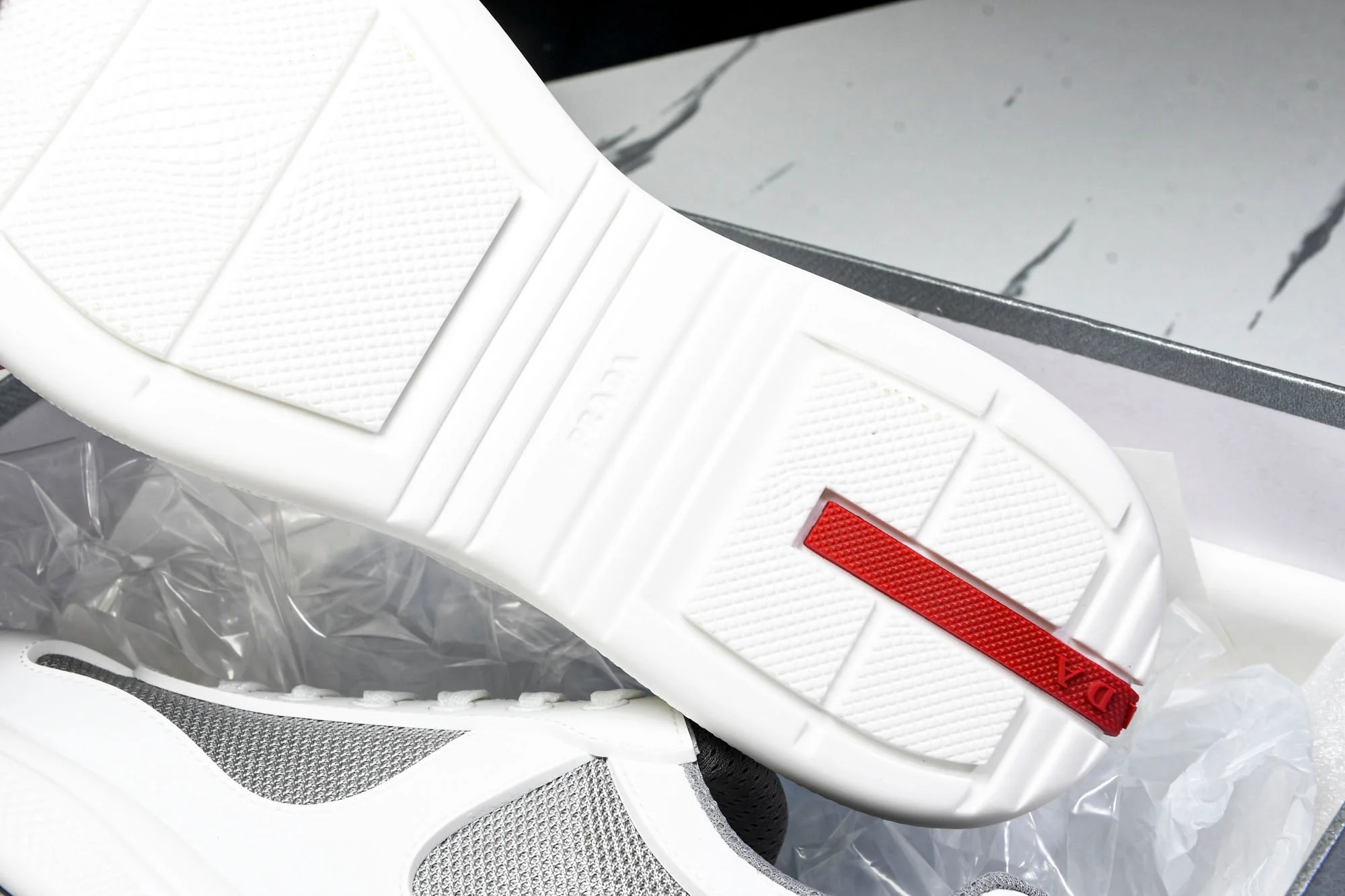 Prada America's Cup Sneaker Soft Rubber 'Cream White'