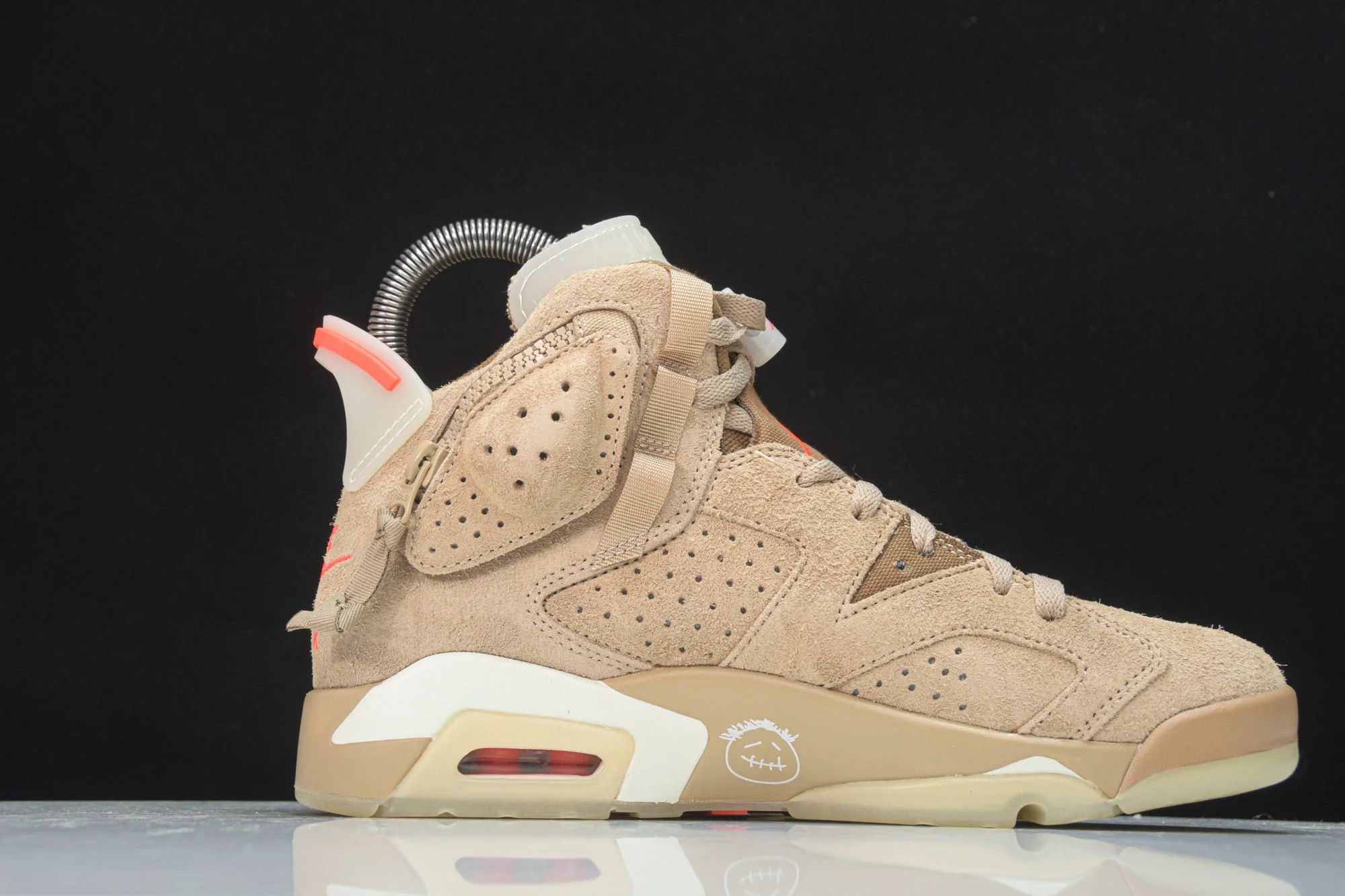 Travis Scott AJ6 Retro 'British Khaki'